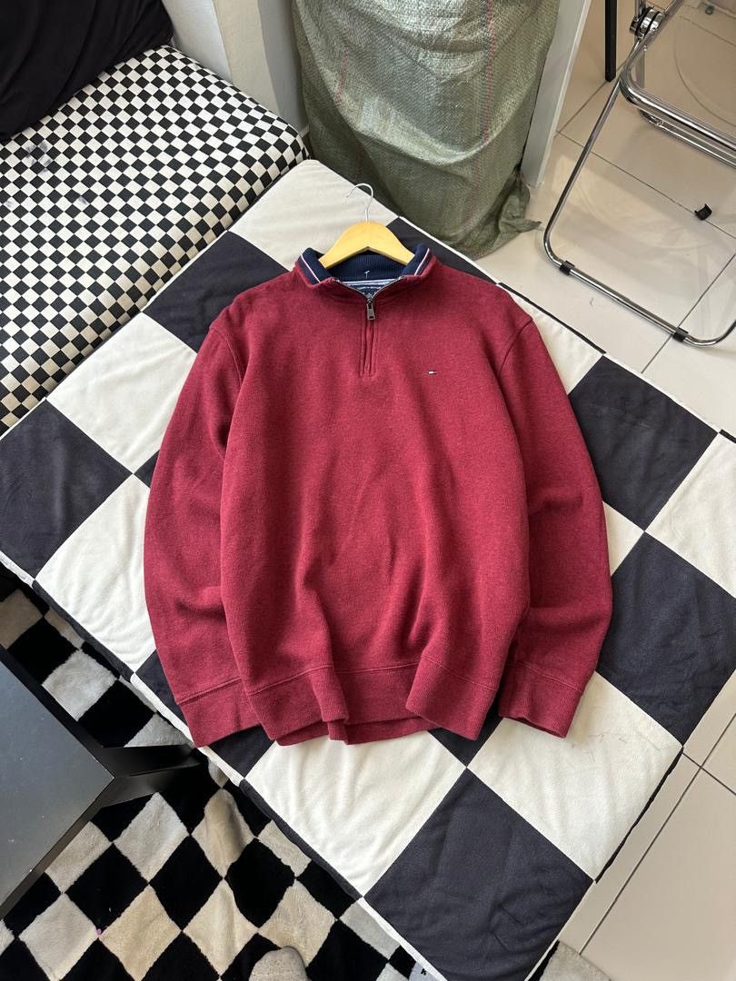 Tommy Hilfiger TOMMY HILFIGER HALF ZIPPER Size US XL / EU 56 / 4 - 1 Thumbnail