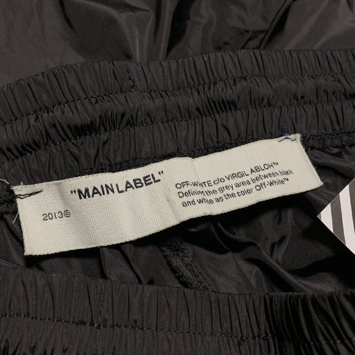 Off-White Off White Small Logo Black Track Pant Bottoms Tracksuit Size US 30 / EU 46 - 5 Thumbnail