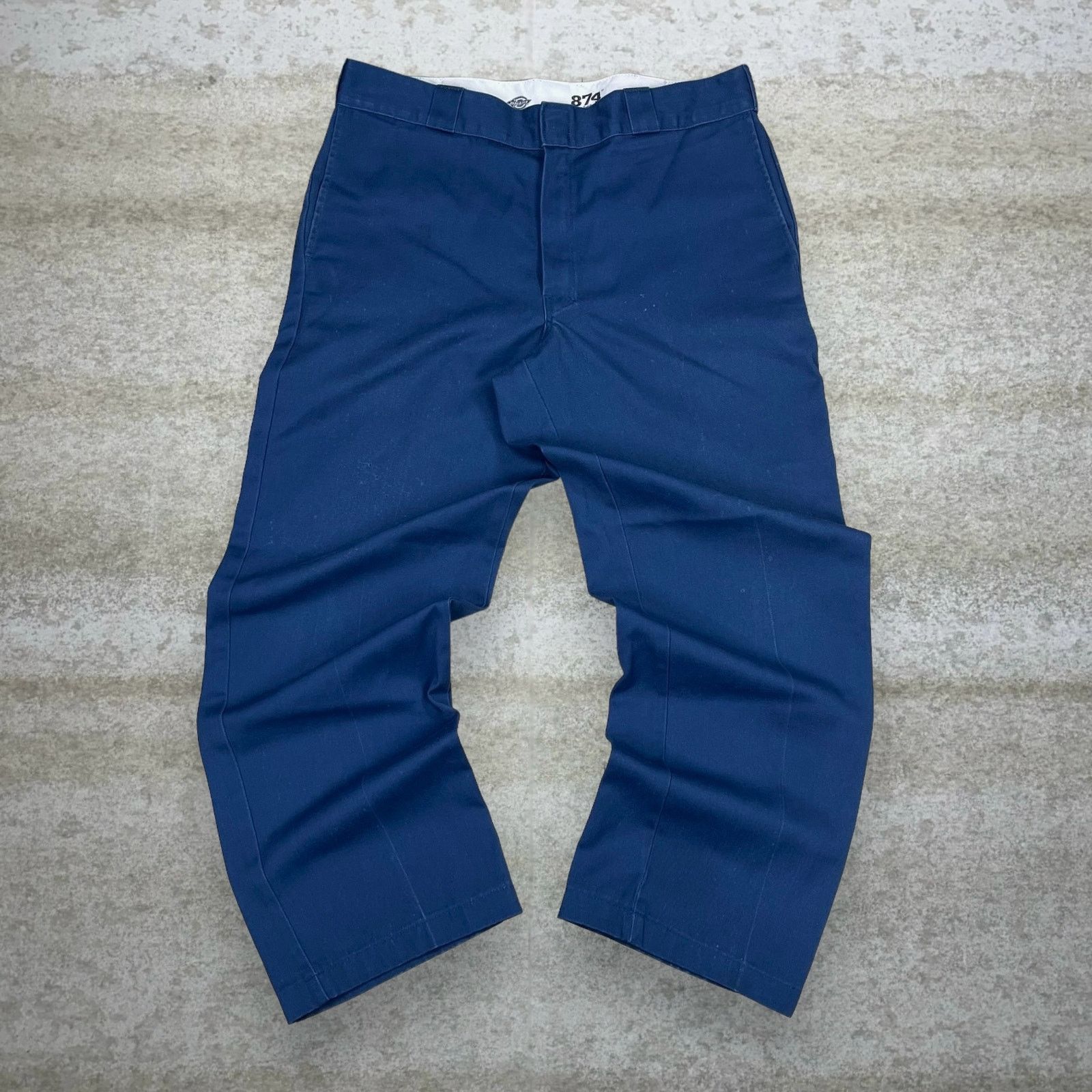 Dickies Vintage 90s Dickies Khakis Pants 36x30 Relaxed Navy Blue Size US 36 / EU 52 - 2 Thumbnail