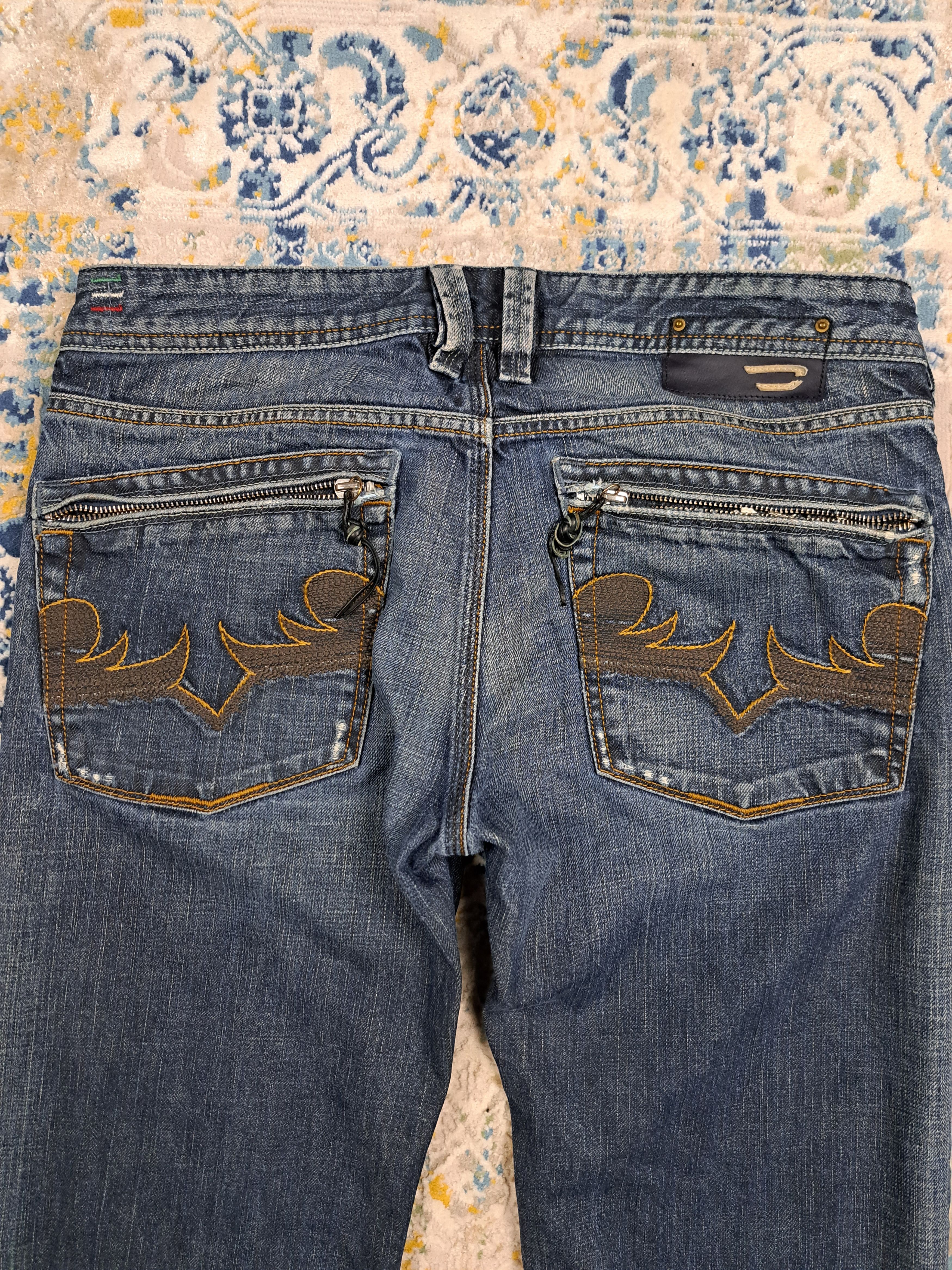 Diesel Diesel Straight Fit Jeans Archive Washed Denim Size US 31 - 3 Thumbnail