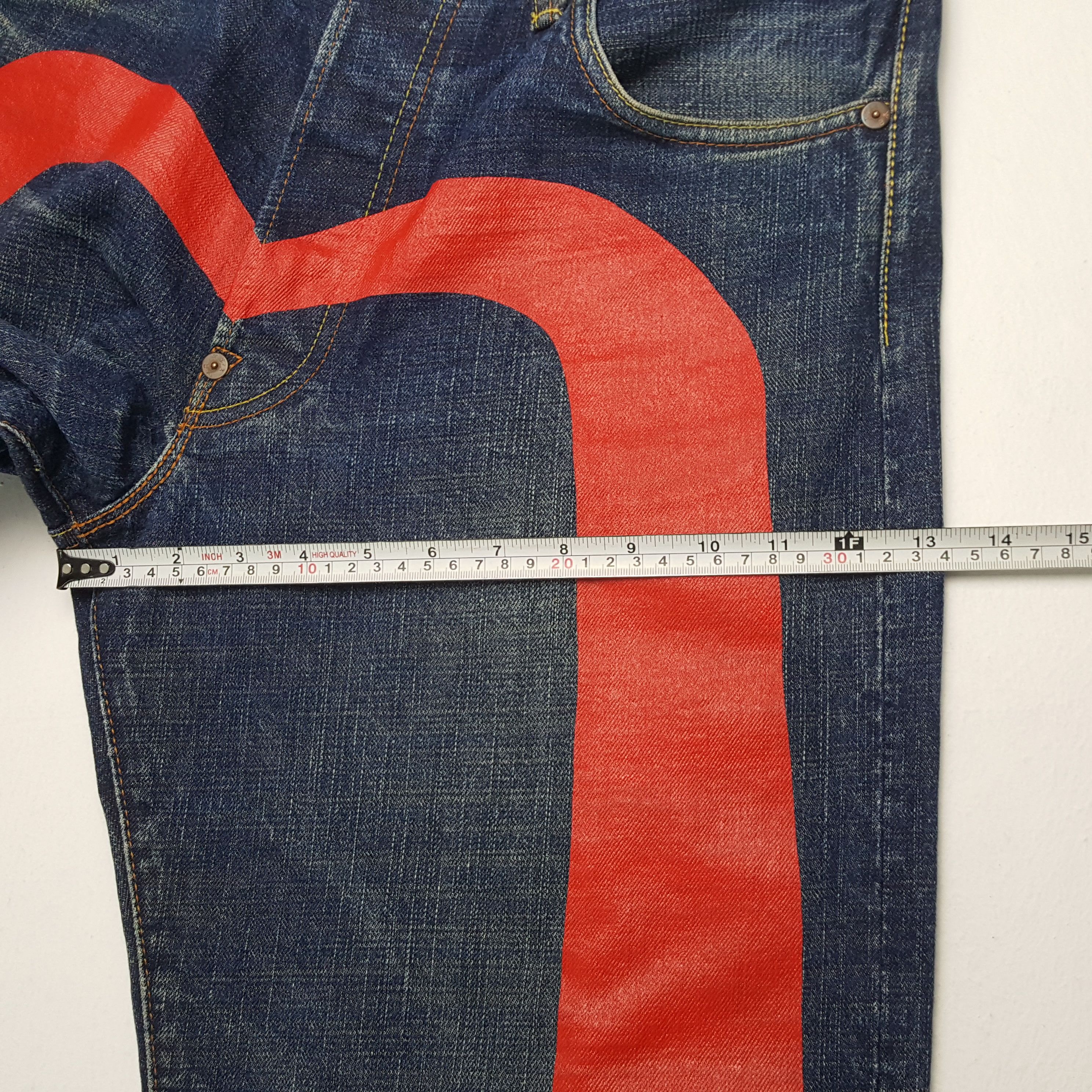 Japanese Brand × Vintage EVISU Japanese Brand Streetwear Custom Daicock Jeans Size US 34 / EU 50 - 9 Thumbnail