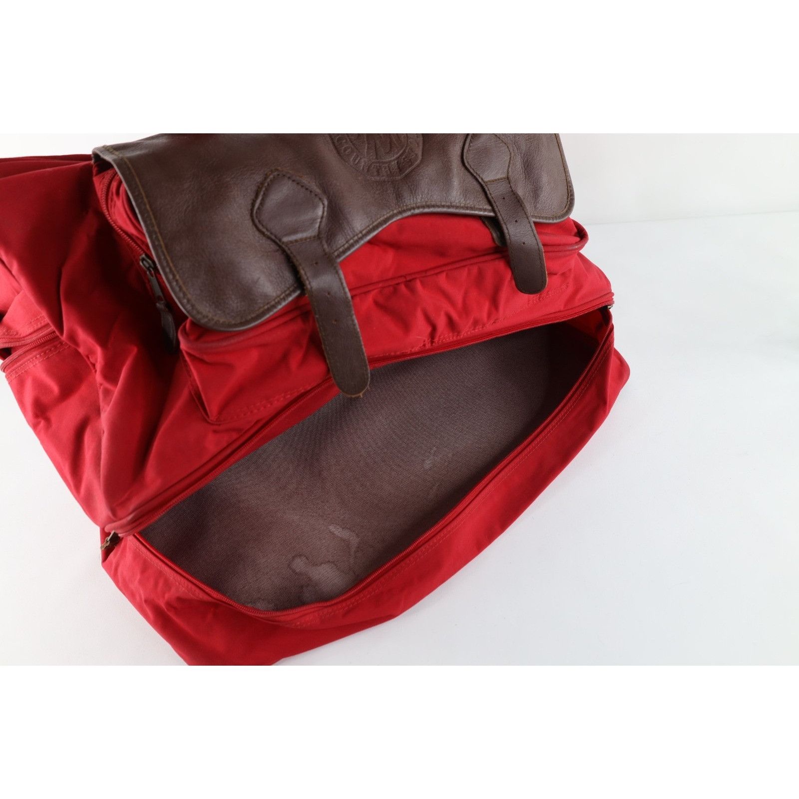 Marlboro Vintage 90s Marlboro Distressed Spell Out Handled Duffel Bag Size ONE SIZE - 14 Thumbnail