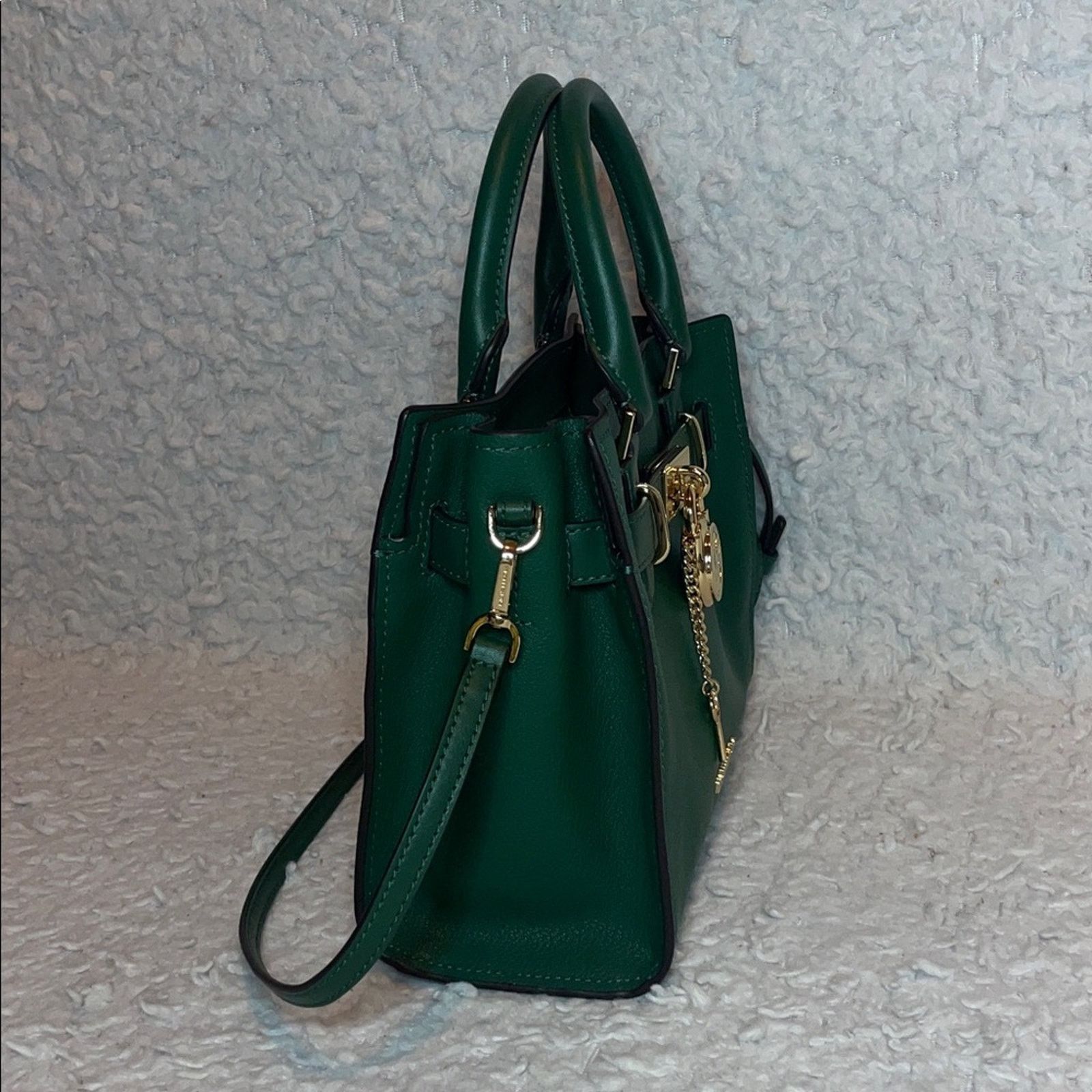 Michael Kors Michael Kors Hamilton Green Satchel Size ONE SIZE - 5 Thumbnail