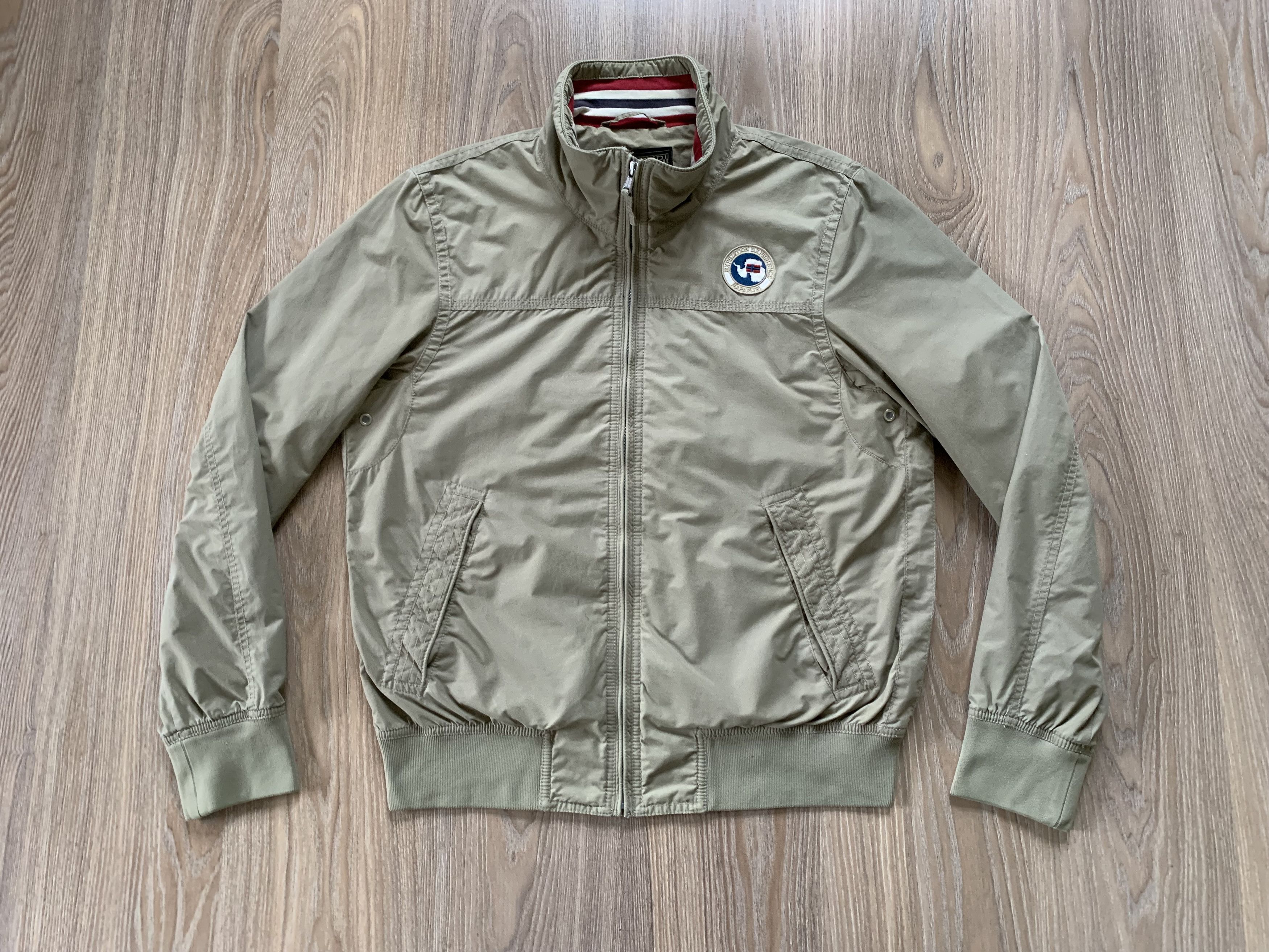 Designer × Napapijri × Vintage Vintage Napapijri Outdoor Windbreaker Jacket Size US XL / EU 56 / 4 - 2 Thumbnail