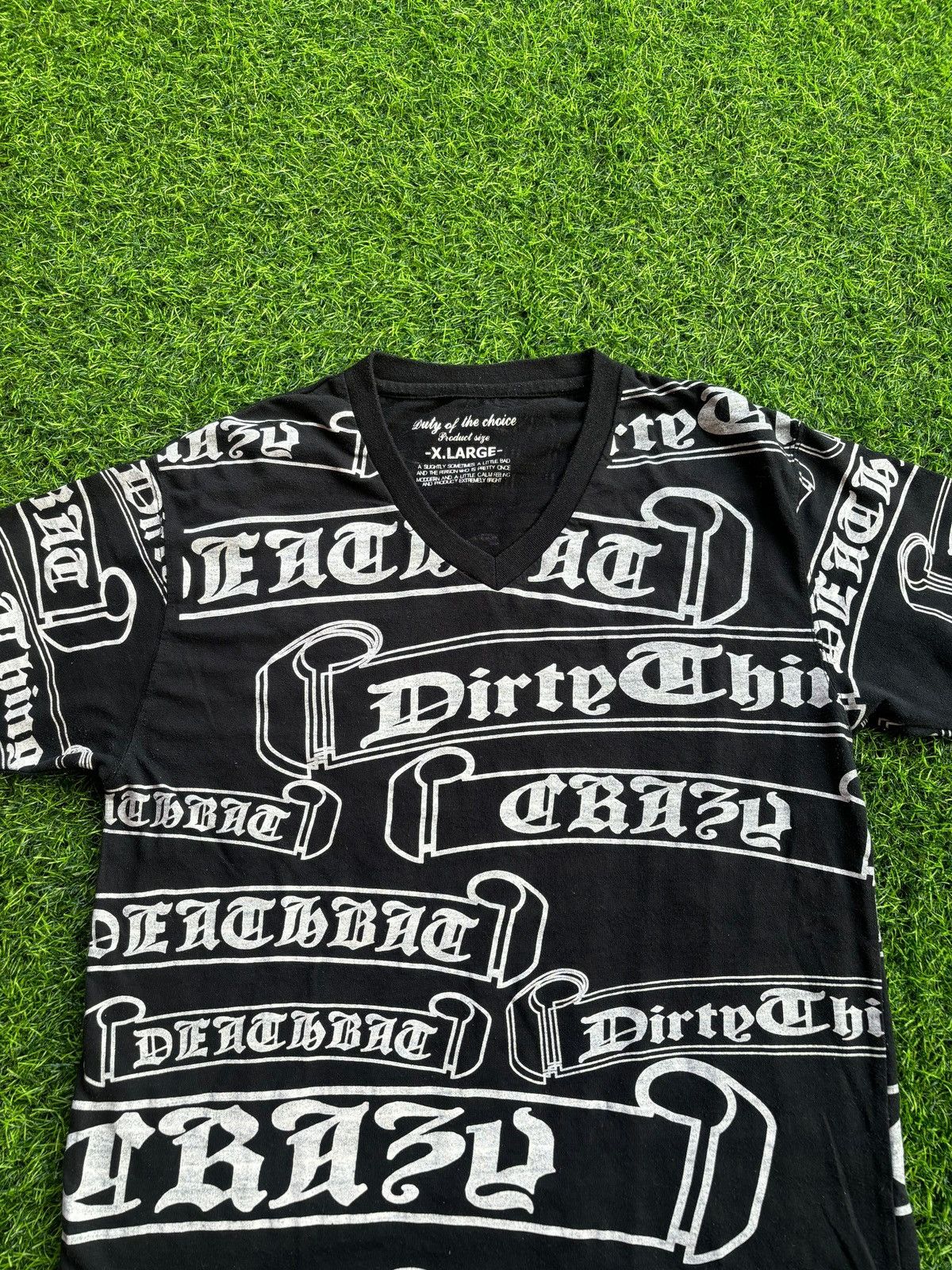 Hysteric Glamour Y2k Duty of the chcice Full Print Tshirt Size US L / EU 52-54 / 3 - 2 Thumbnail