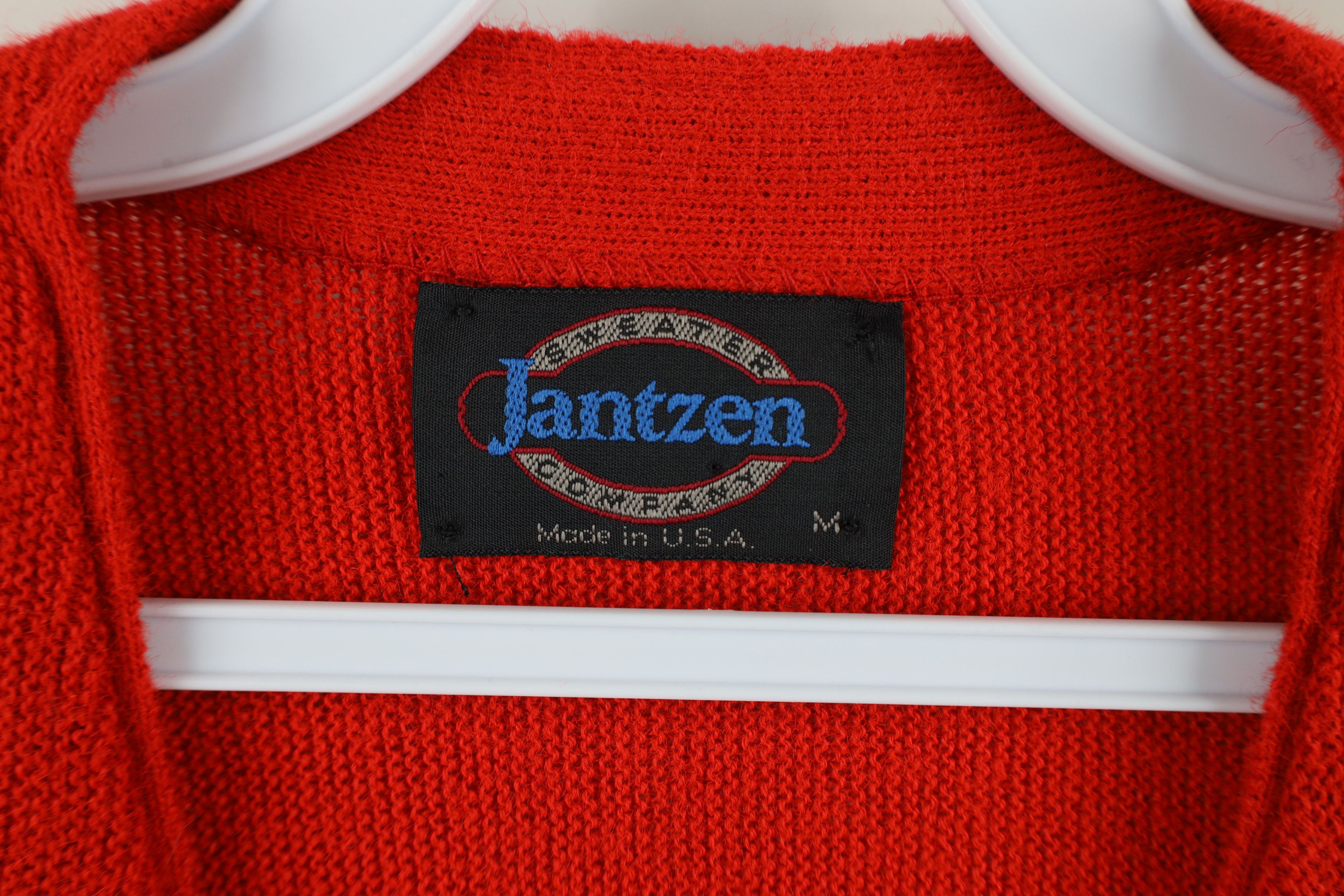 Vintage Vintage 70s Streetwear Knit Button Cardigan Sweater Red USA Size US M / EU 48-50 / 2 - 6 Thumbnail