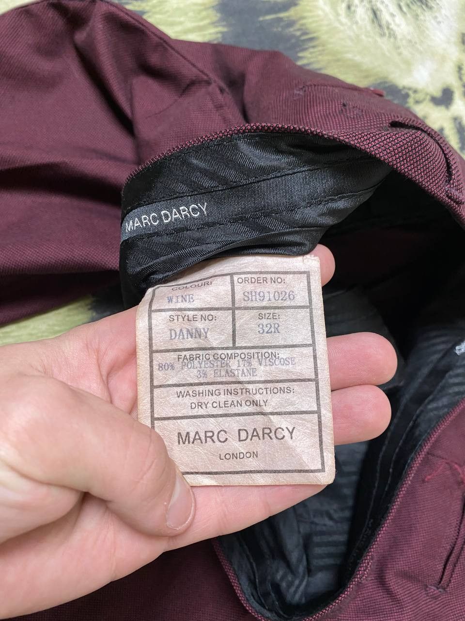 Vintage Vintage Formal Trousers Marc Darcy size 32R Y2K Size 34S - 3 Thumbnail