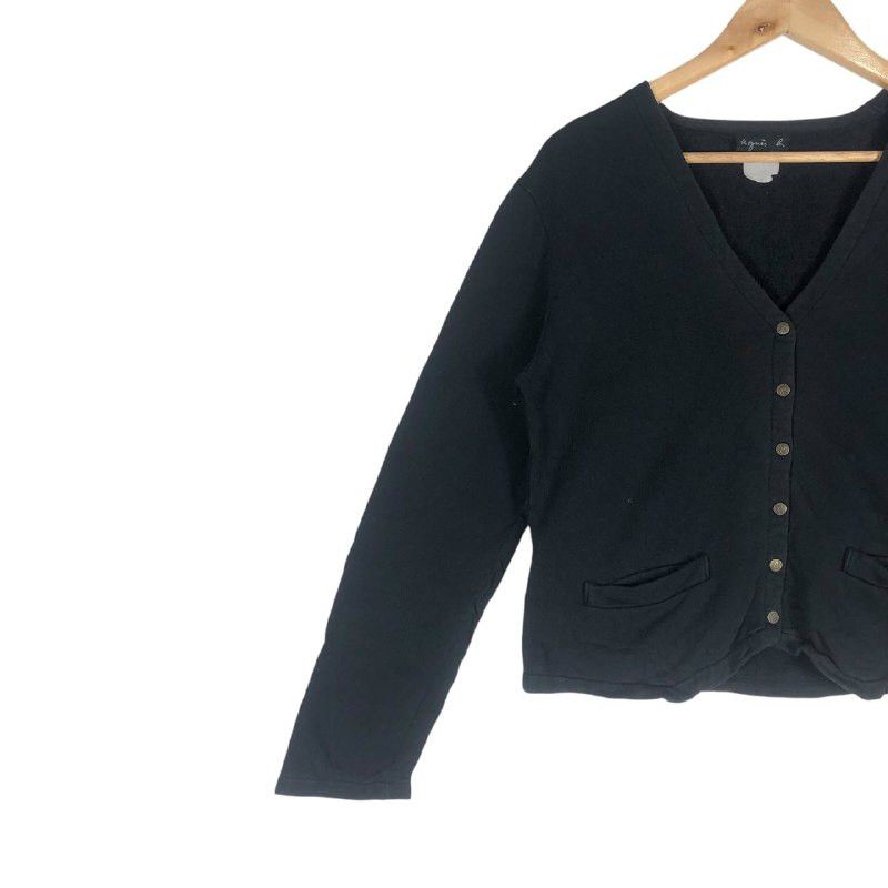 agnes b. Vintage Agnes B. Button Sweatshirt Jacket Size M / US 6-8 / IT 42-44 - 3 Thumbnail