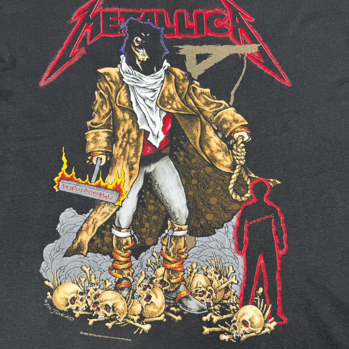 Band Tees Vintage 1992 Metallica ‘The Unforgiven’ Brockum Euro T Shirt Size US XL / EU 56 / 4 - 5 Thumbnail