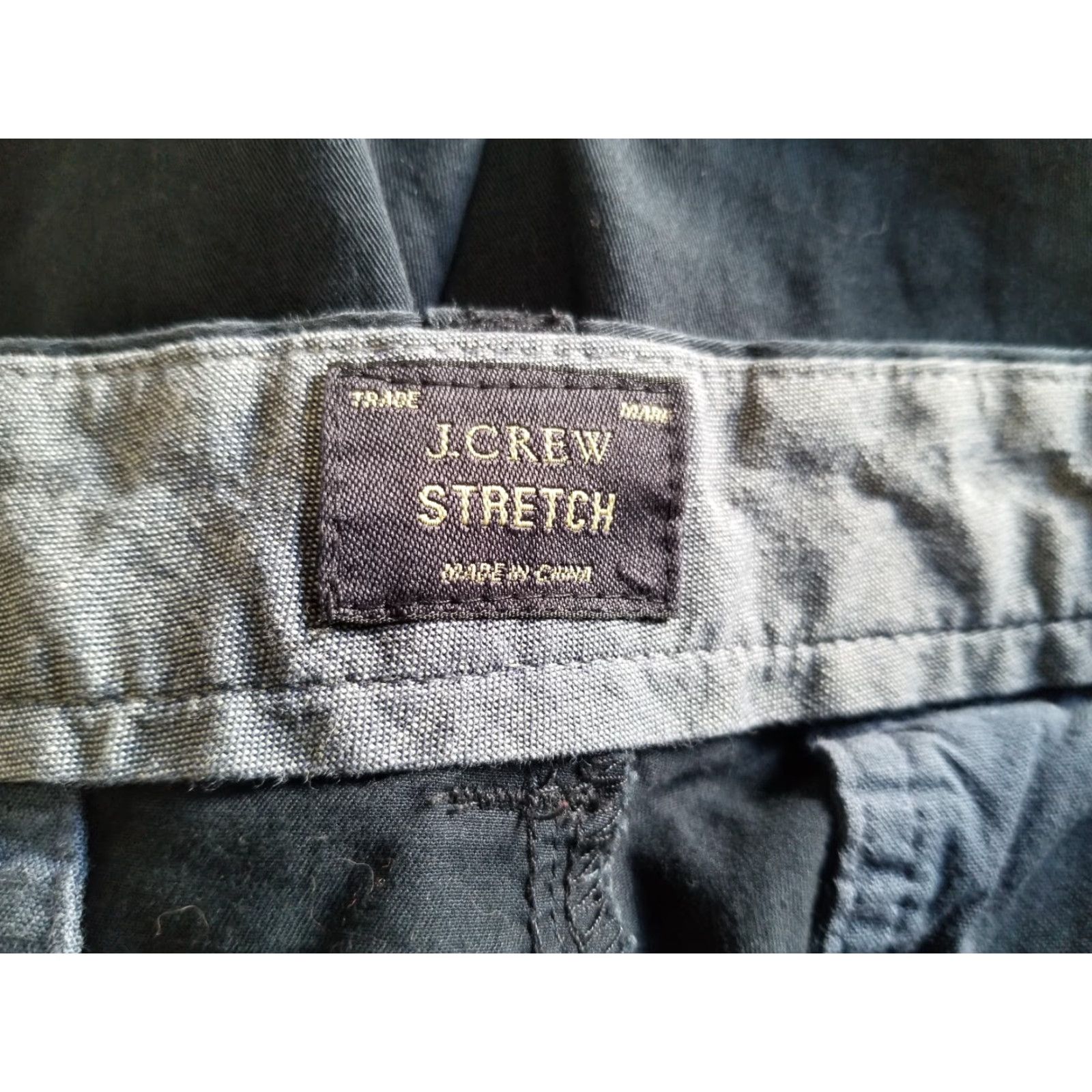 J.Crew J. Crew Stretch Chino Casual Shorts Mens Size 29 Gray Blue Gray Regular Chino Casual Men 29 Stretch Size US 29 - 6 Thumbnail