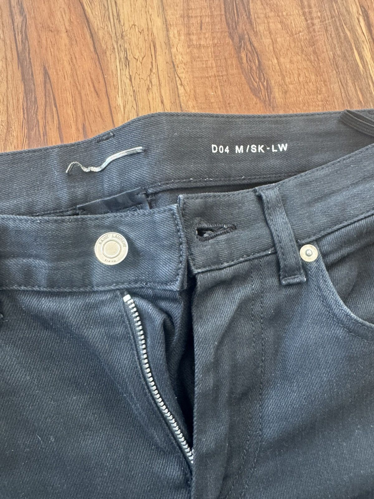 Saint Laurent Paris Saint Laurent Paris Moto Jeans Size US 31 - 5 Thumbnail