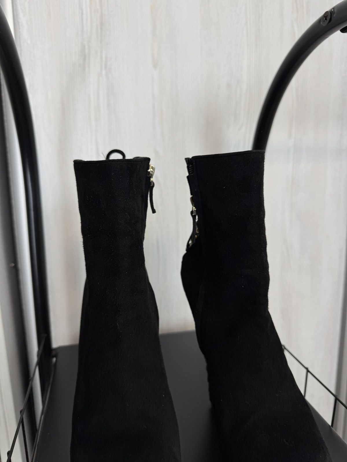 Yves Saint Laurent Yves Saint Laurent Suede Lace Up Ankle length Wedge Boots Size US 9 / IT 39 - 5 Thumbnail
