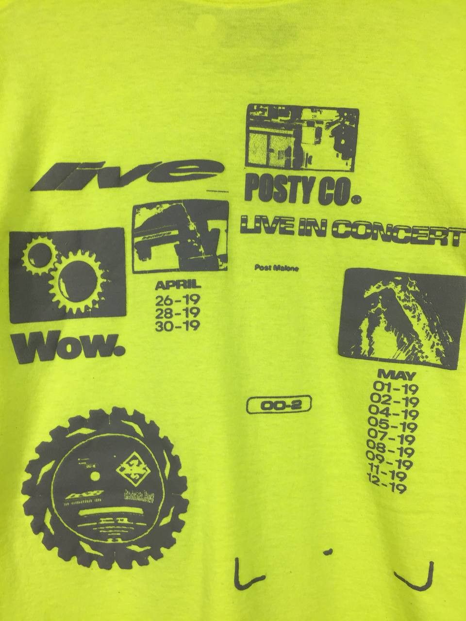 Band Tees × Rap Tees POSTY CO. Post Malone Live In Concert Longsleeve Tee Size US L / EU 52-54 / 3 - 4 Thumbnail