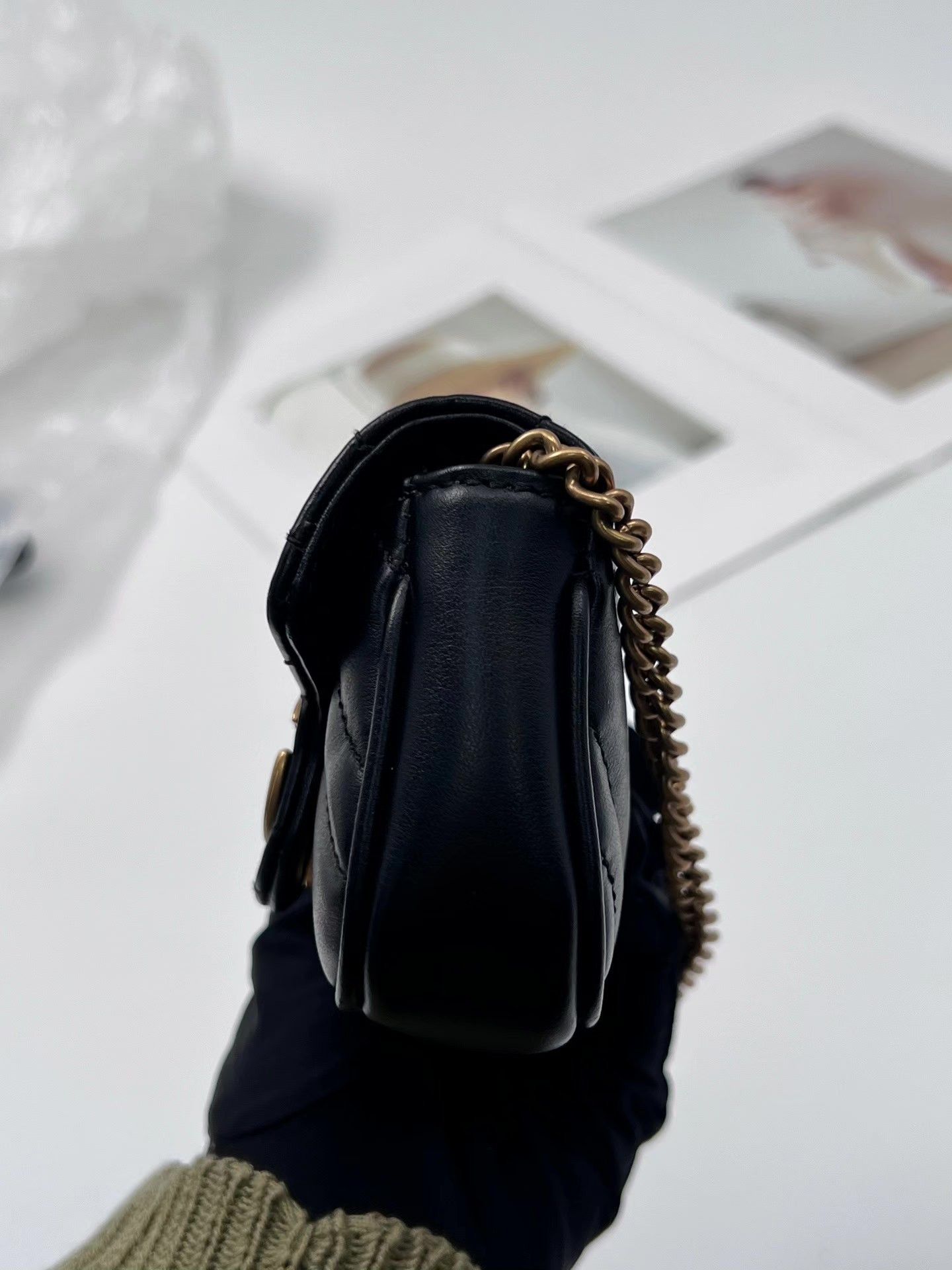 Gucci Gucci Super Mini Marmont Bag Size ONE SIZE - 3 Thumbnail