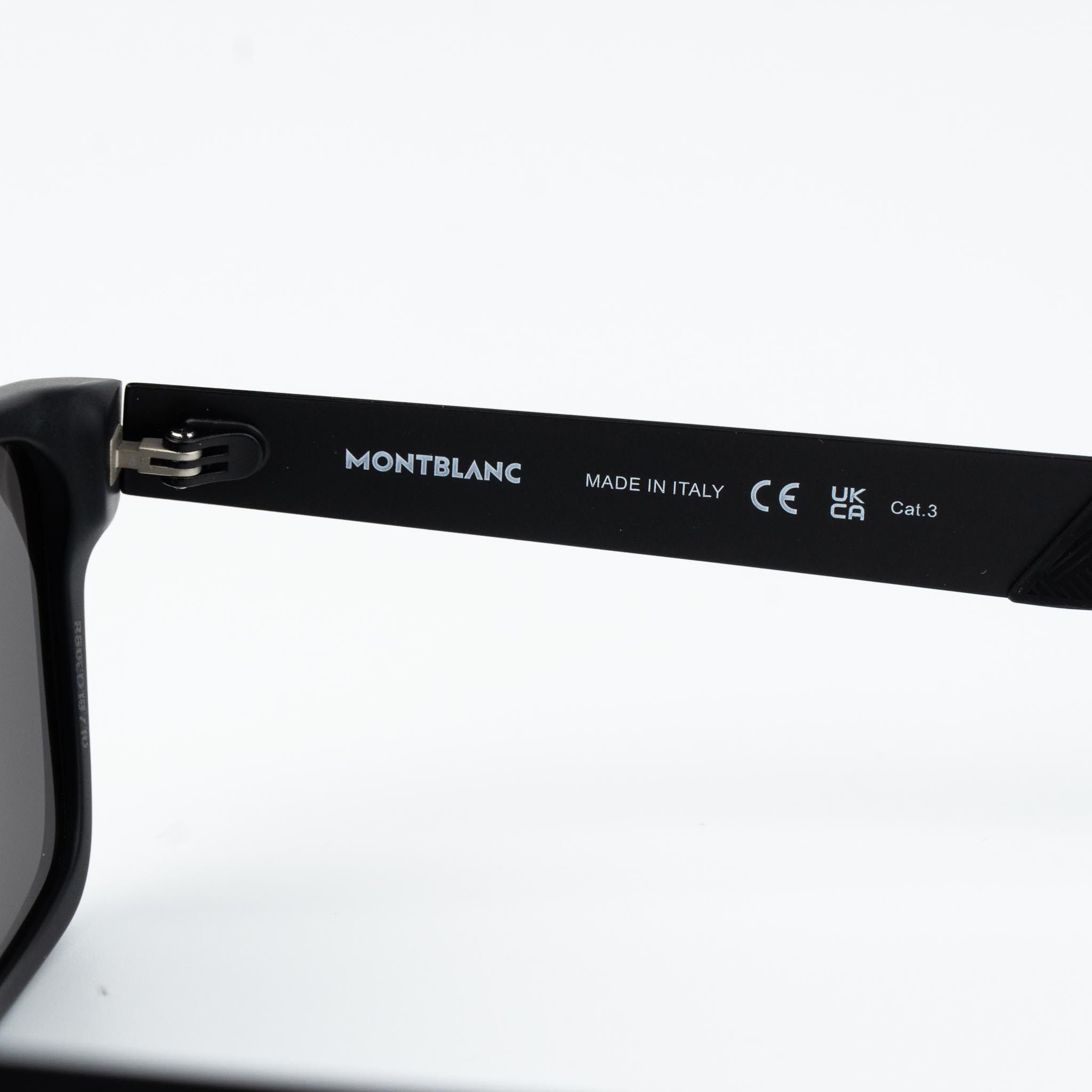 Montblanc Montblanc Men Sunglasses Rectangle MB0299S 005 NEW AUTHENTIC Size ONE SIZE - 7 Thumbnail