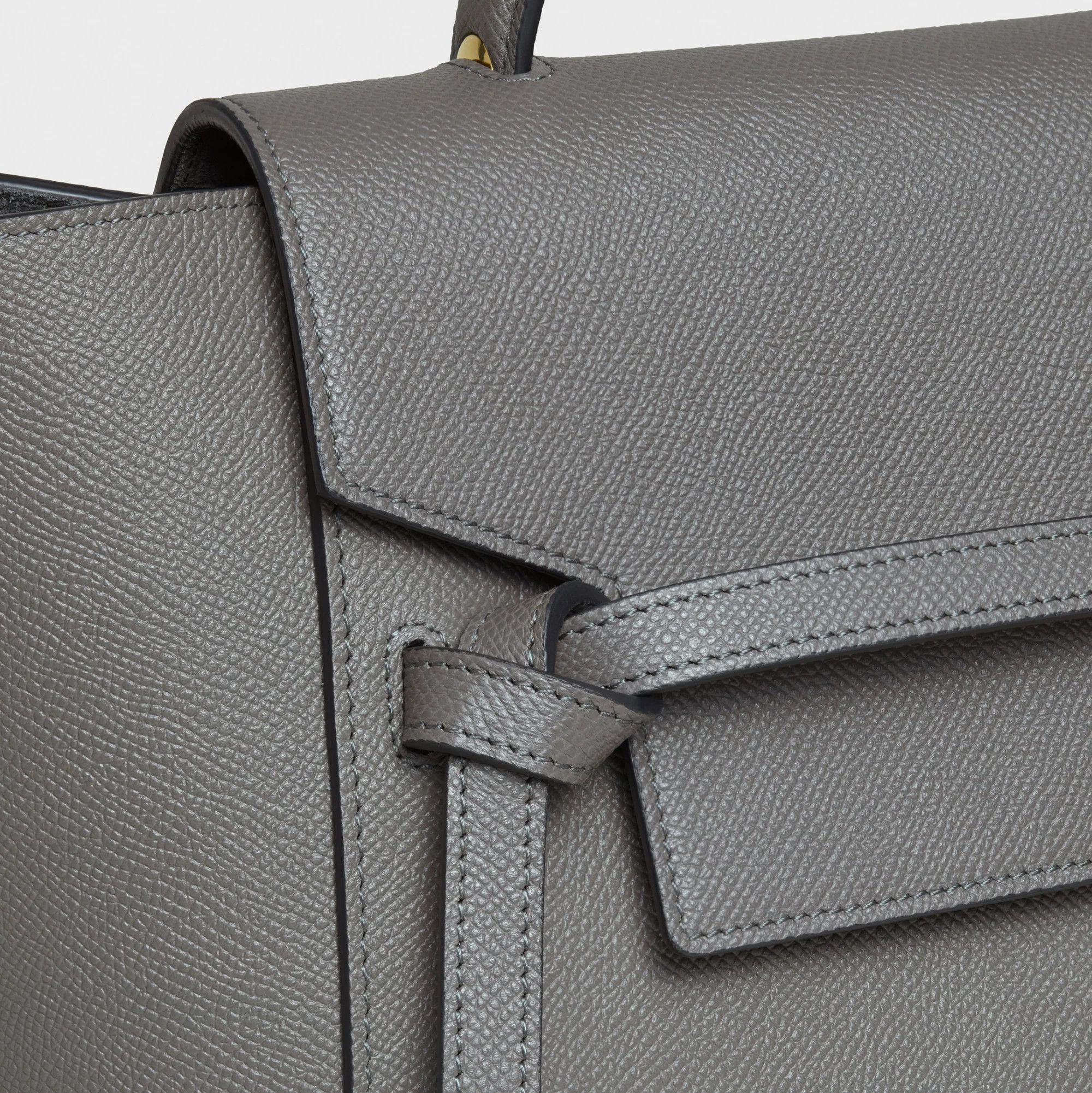Celine o1bcso1str0725 Size : OS / 189103 Mini Belt Bag in Dark Gray Size ONE SIZE - 3 Thumbnail