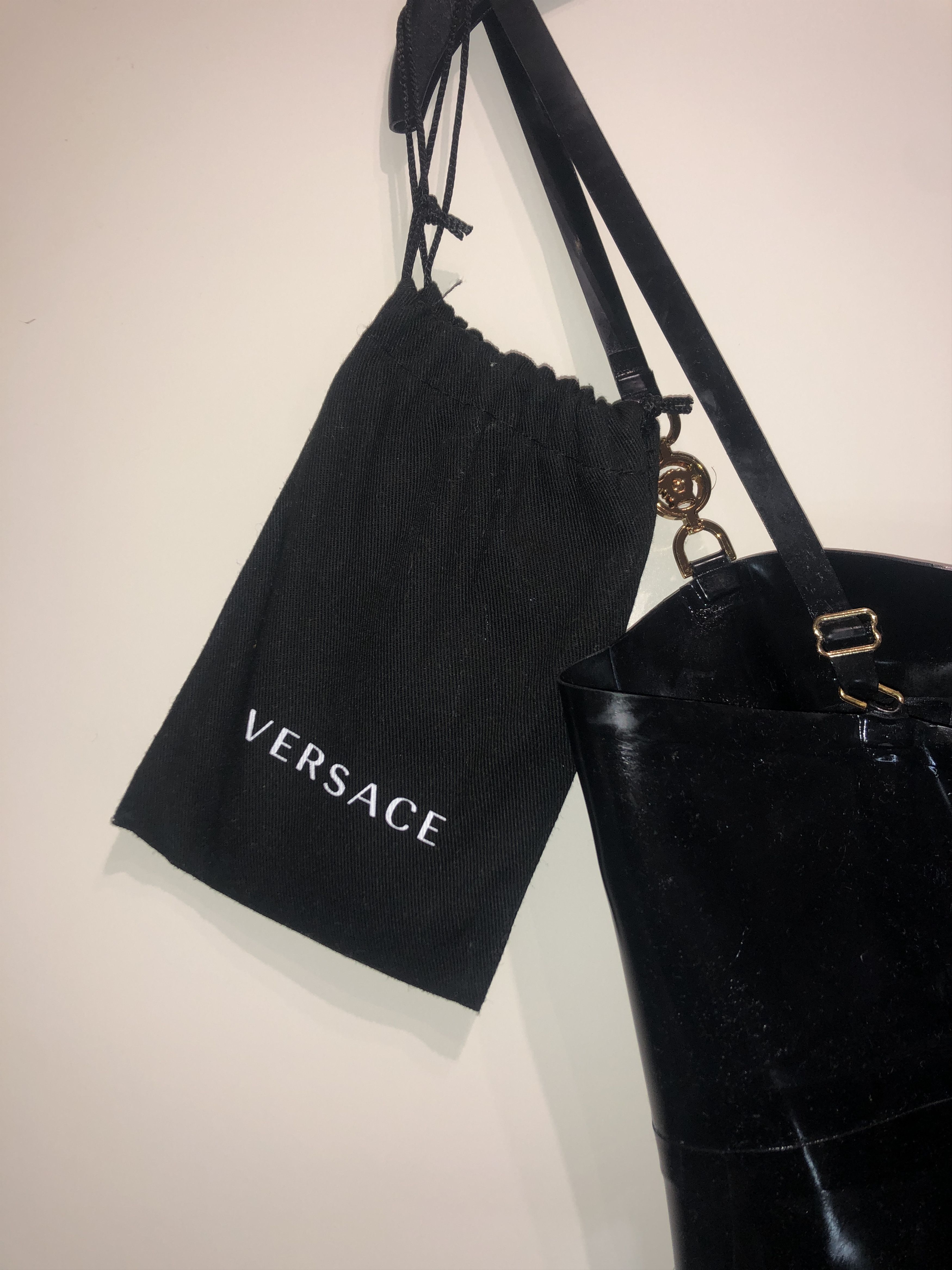 Versace VERSACE Black Latex Dress Size 40 ita Size S / US 4 / IT 40 - 11 Thumbnail