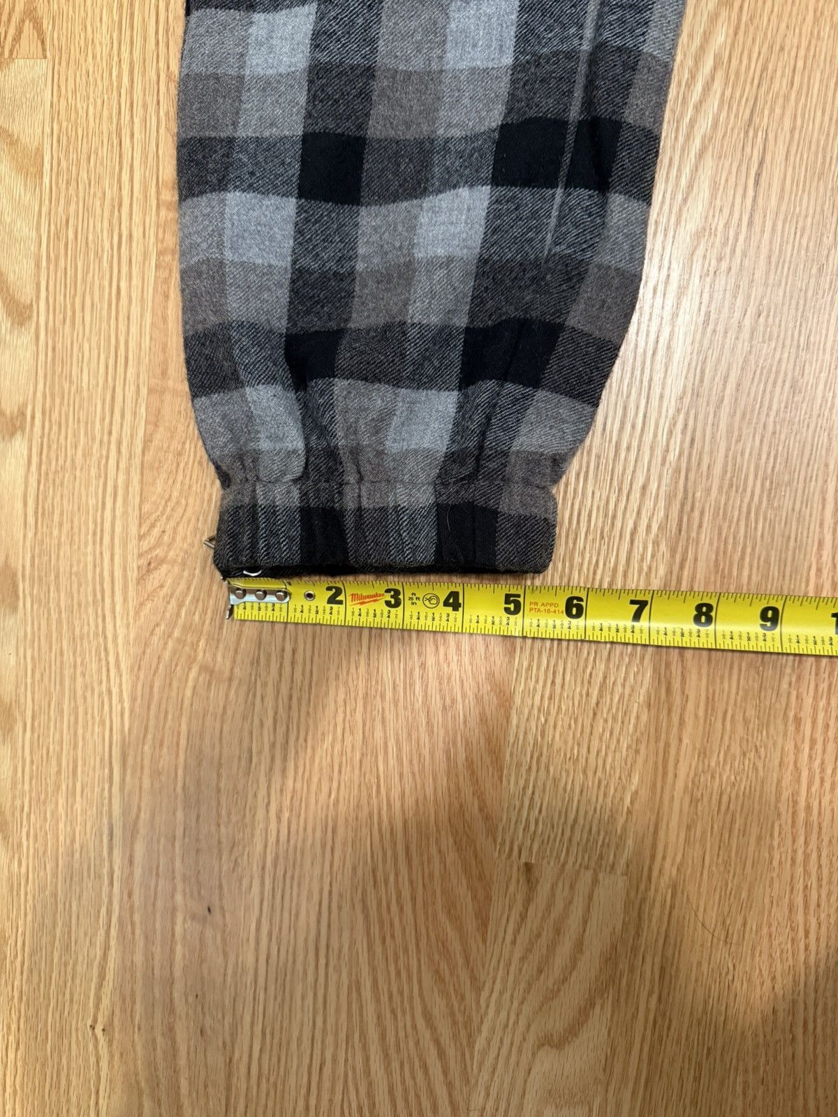 Rick Owens "TRACK PANTS" // LARRY // Plaid Wool Joggers Size US 30 / EU 46 - 11 Thumbnail