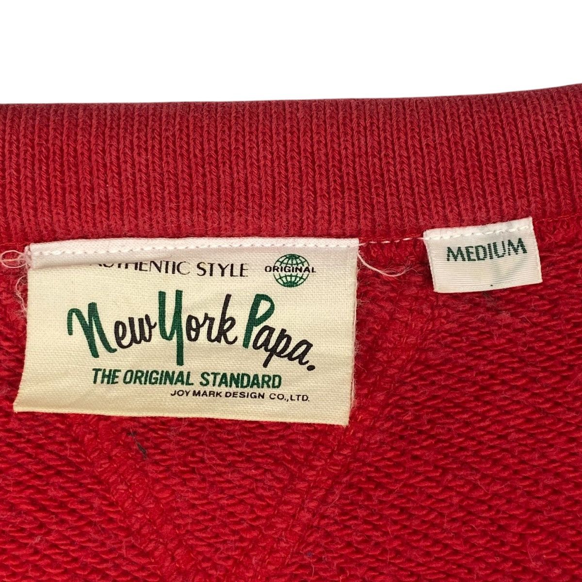 Vintage Vintage New York Big Printed Crewneck Sweatshirt Red Size US M / EU 48-50 / 2 - 6 Thumbnail