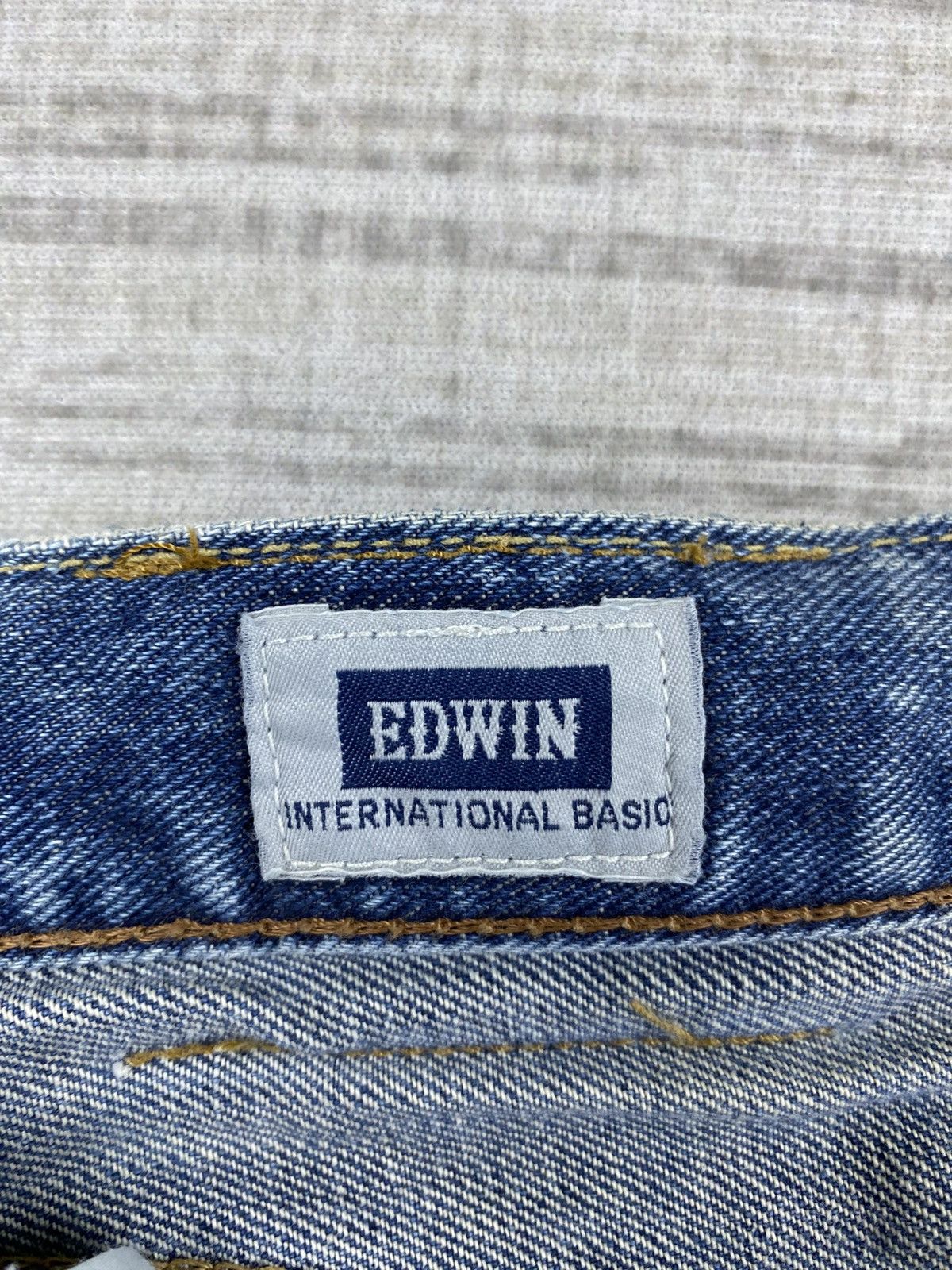 Edwin × Japanese Brand × Vintage Vintage Edwin 403 Japan Distressed Denim Jeans Size US 32 / EU 48 - 14 Thumbnail