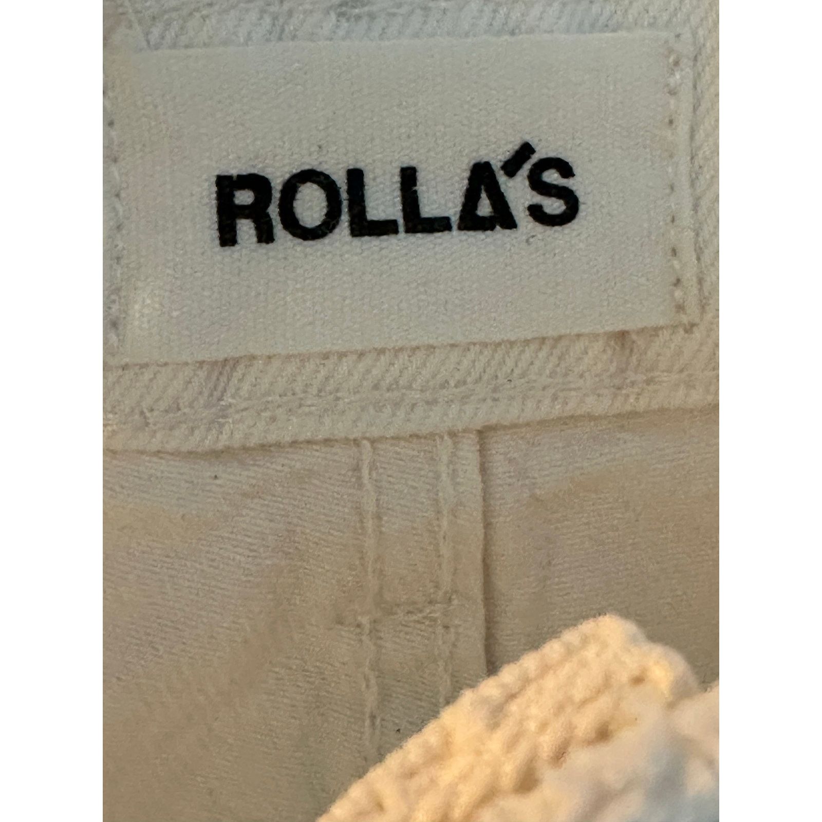 Rolla's Rolla's white duster high rise slim shorts size 25 -0 Size 26" / US 2 / IT 38 - 4 Thumbnail