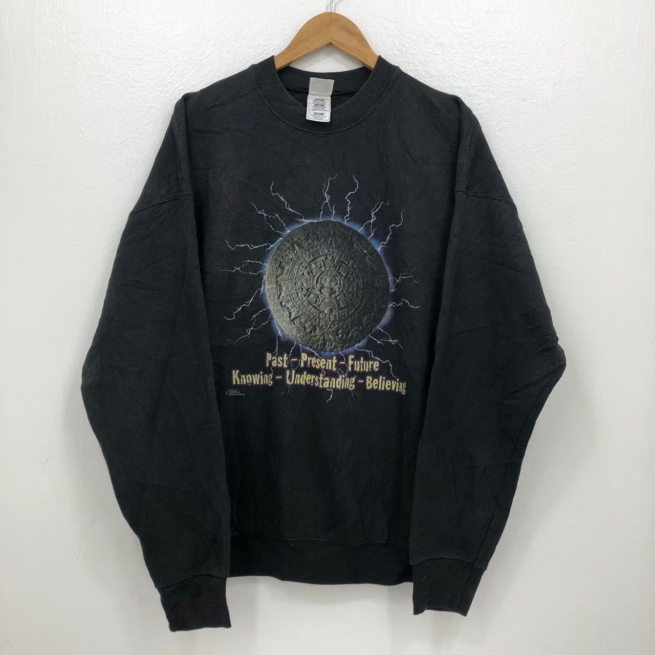 Vintage Vintage 90's past-present-future Sweater Thunder BN Size US XL / EU 56 / 4 - 2 Thumbnail
