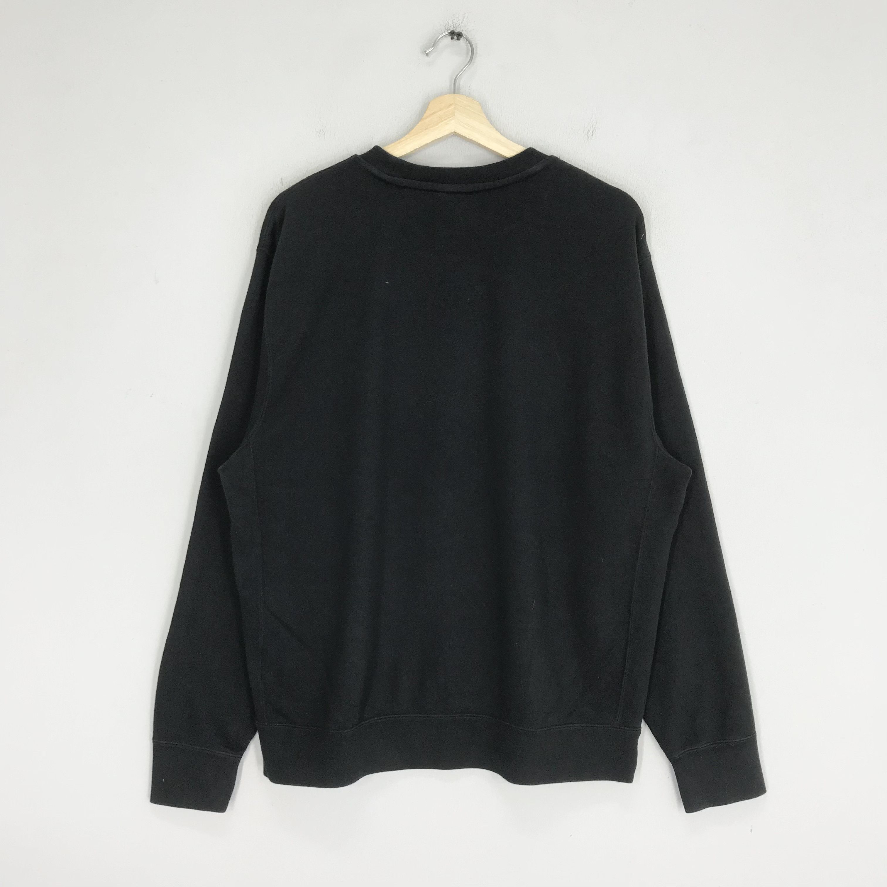 Nike Vintage Nike Swoosh Black Sweatshirt - 198 Size US XL / EU 56 / 4 - 2 Thumbnail