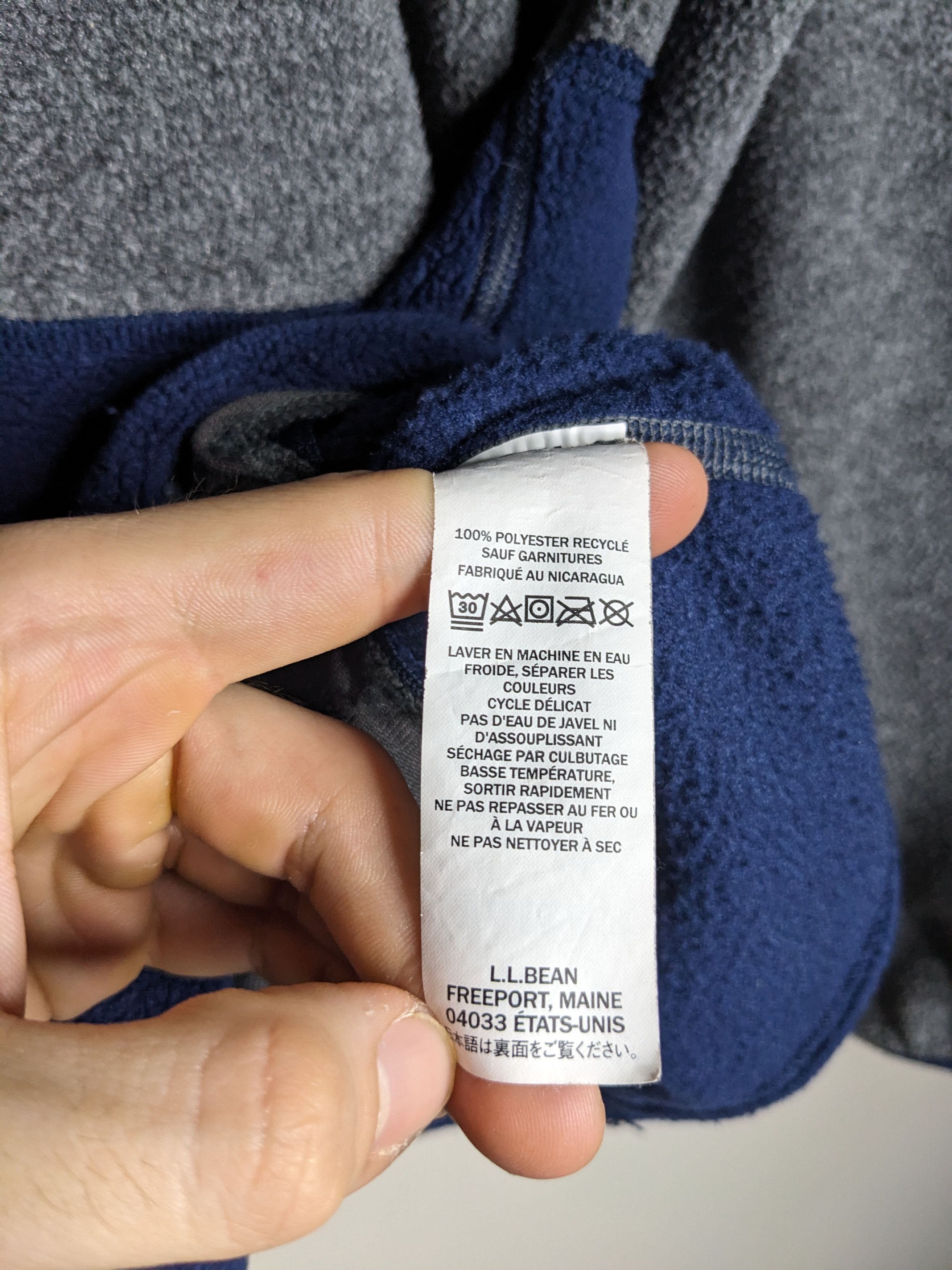 L.L. Bean LL Bean Mountain Classic Fleece Half Zip Sweater Medium 1/2 Size M / US 6-8 / IT 42-44 - 8 Thumbnail