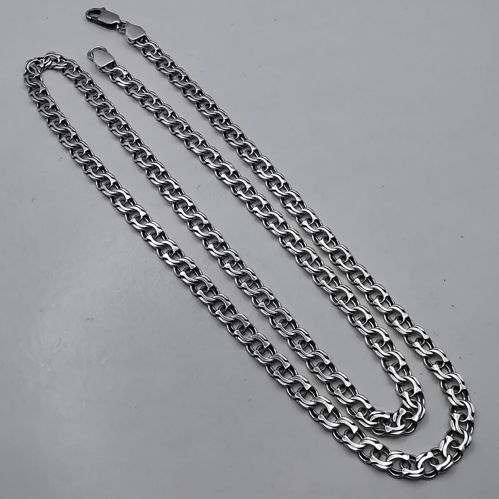 Jewelry Chain, 925 Sterling Silver, Signed 26,22G, Men's