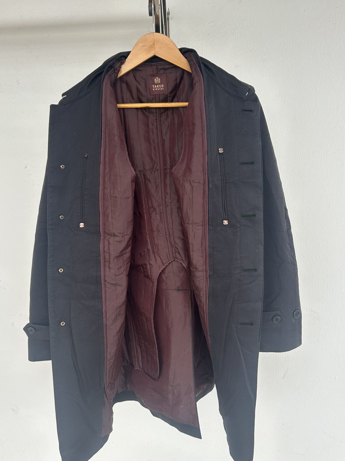 Takeo Kikuchi Takeo Kikuchi Vintage Long Blazer Black Size US L / EU 52-54 / 3 - 5 Thumbnail