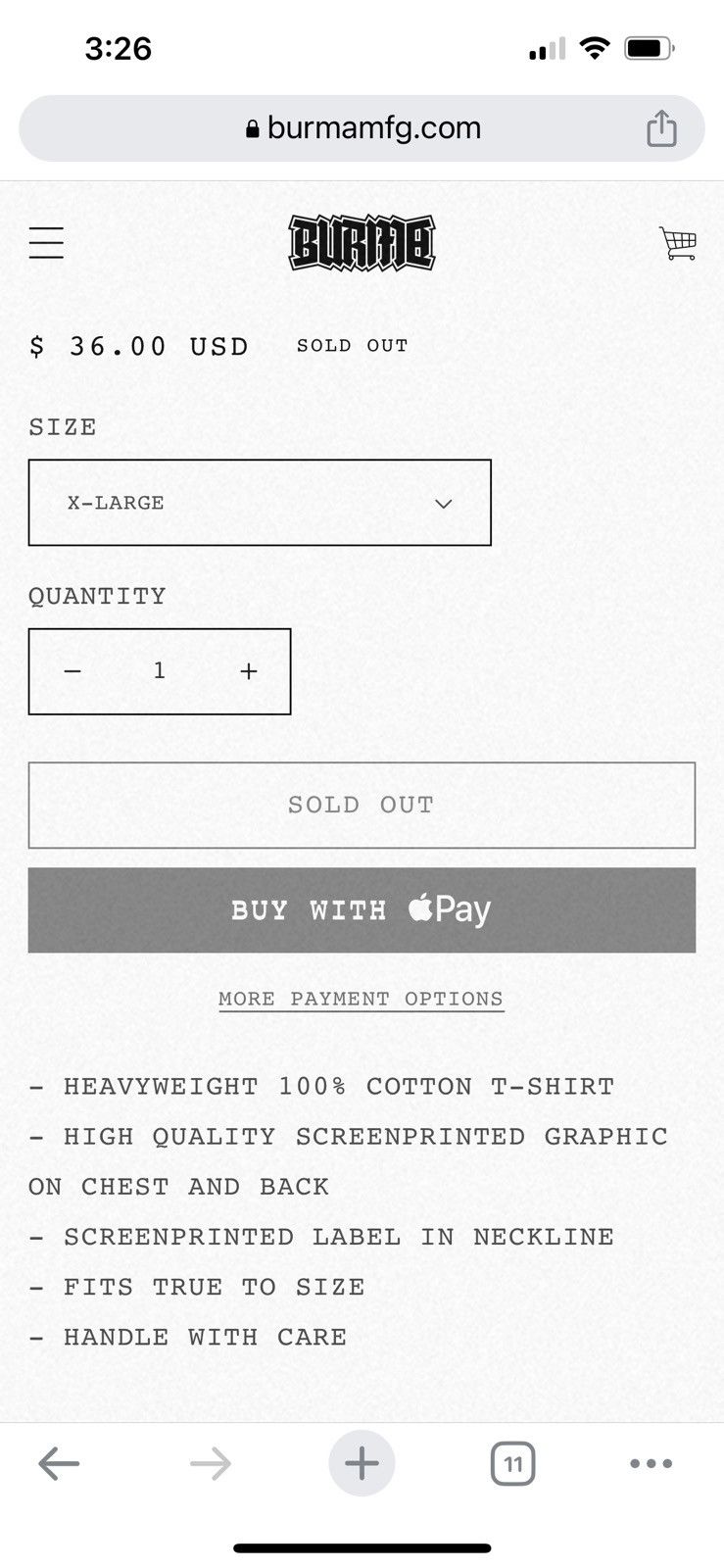 Burma HiGH NECK HEAVYWEiGHT SCHEMATiC TEE TERMiNATOR DOOM METAL Size US XL / EU 56 / 4 - 7 Thumbnail