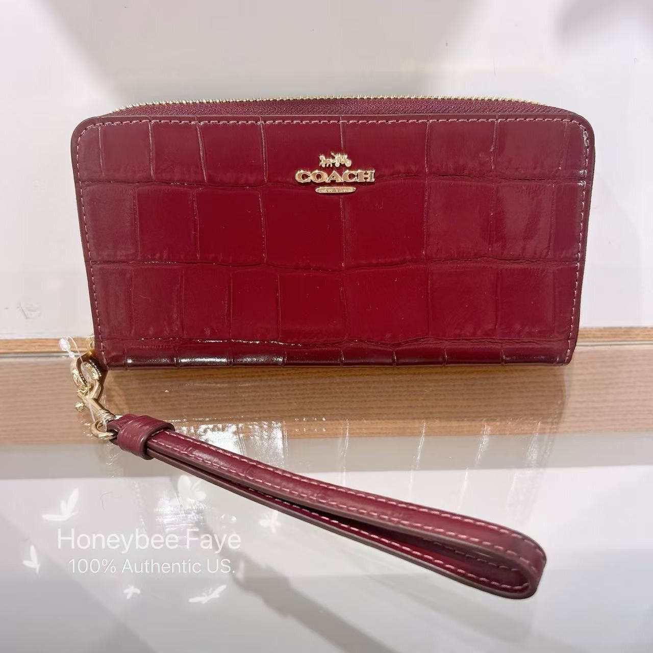 Coach Long Zip Around Wallet CT083 Size ONE SIZE - 1 Thumbnail