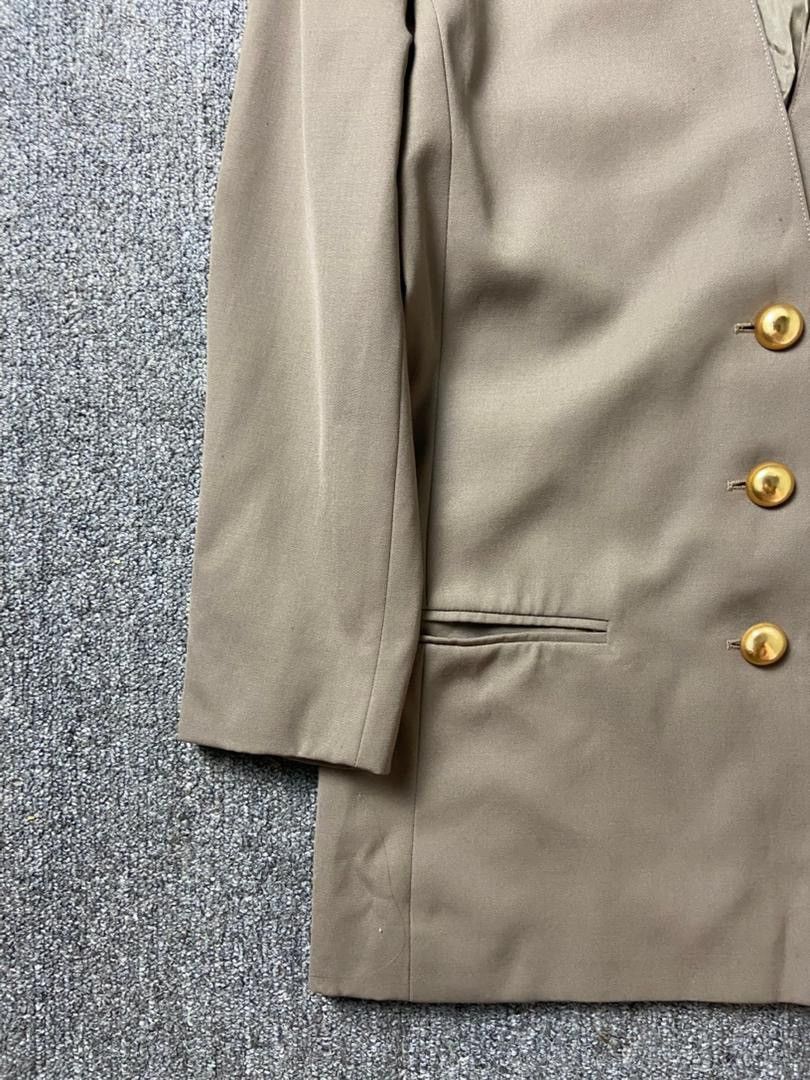 Japanese Brand Vintage GENY Collarless Blazer with Buttons (202) Size XS / US 0-2 / IT 36-38 - 7 Thumbnail