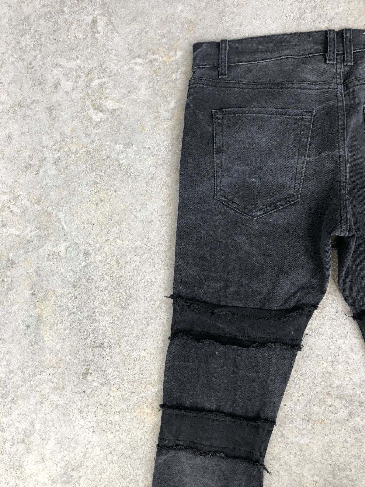 Japanese Brand Golden Flared Jeans Boro Patchwork Distressed Size US 34 / EU 50 - 9 Thumbnail