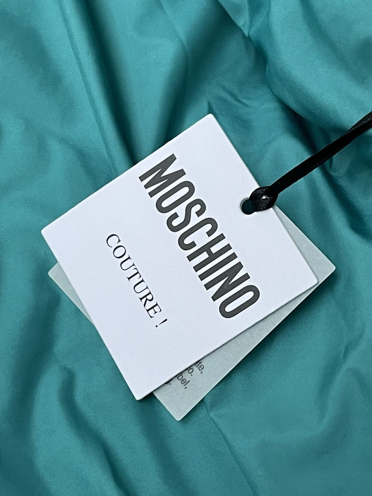 Moschino !DS! AW22 Moschino Vampire Winter Turqoise Puffer Jacket Size US M / EU 48-50 / 2 - 22 Thumbnail
