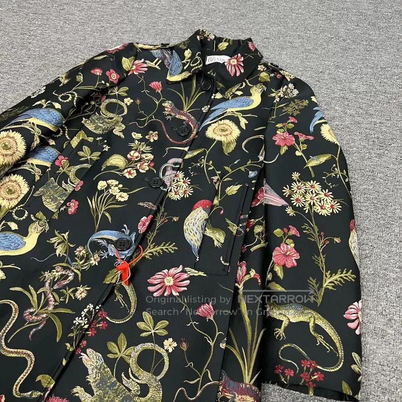 Valentino Valentino Heavy embroidery floral coat Size M / US 6-8 / IT 42-44 - 4 Thumbnail