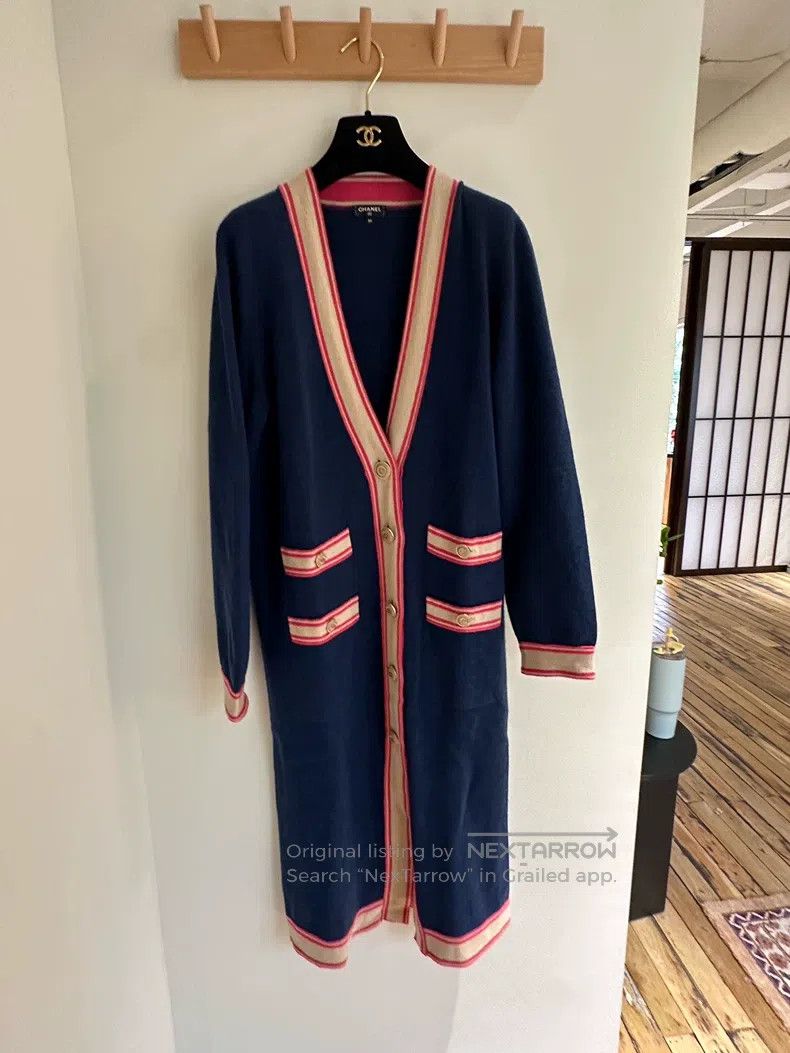 Chanel Chanel Cashmere long cardigan coat Size XXS / US 00 / IT 34 - 1 Thumbnail