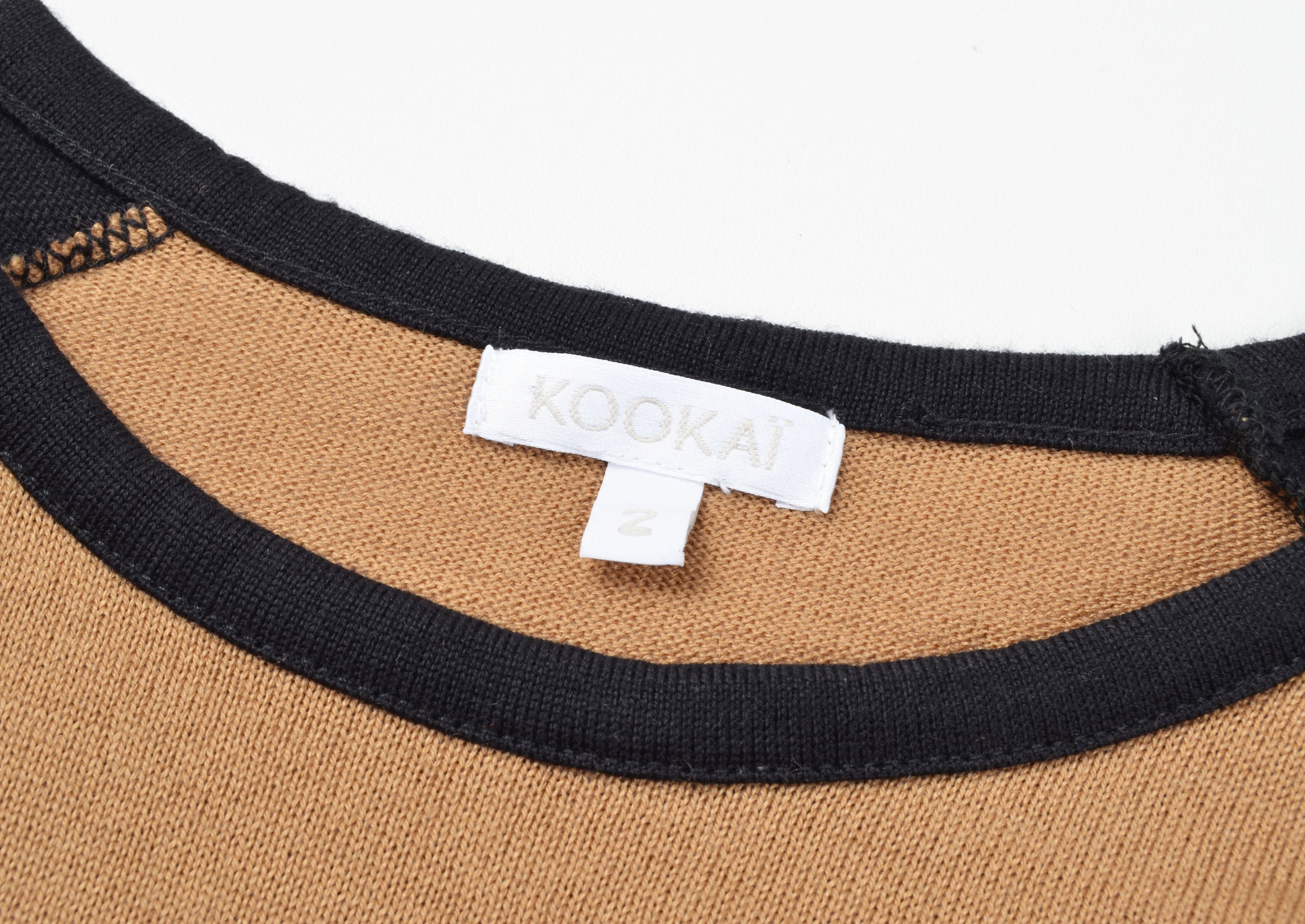 Vintage Vintage Kookai Wool Blend Long Sleeve Jumper Size S / US 4 / IT 40 - 4 Thumbnail