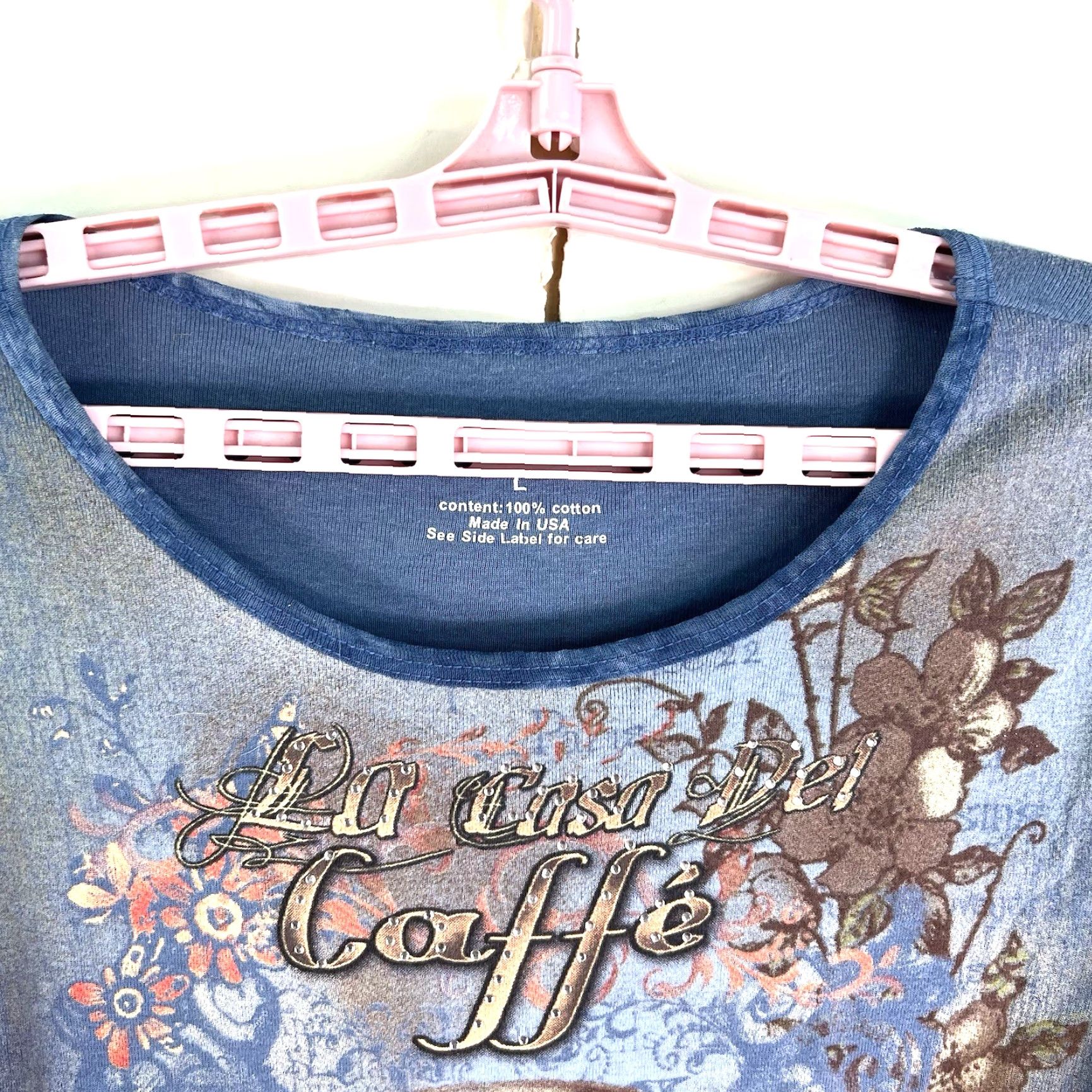 Vintage VINTAGE Special Tee's Women's T-Shirt Size L Blue Tie-Dye 90s Alice in Wonderland Casual Short Sleeve Size L / US 10 / IT 46 - 3 Thumbnail