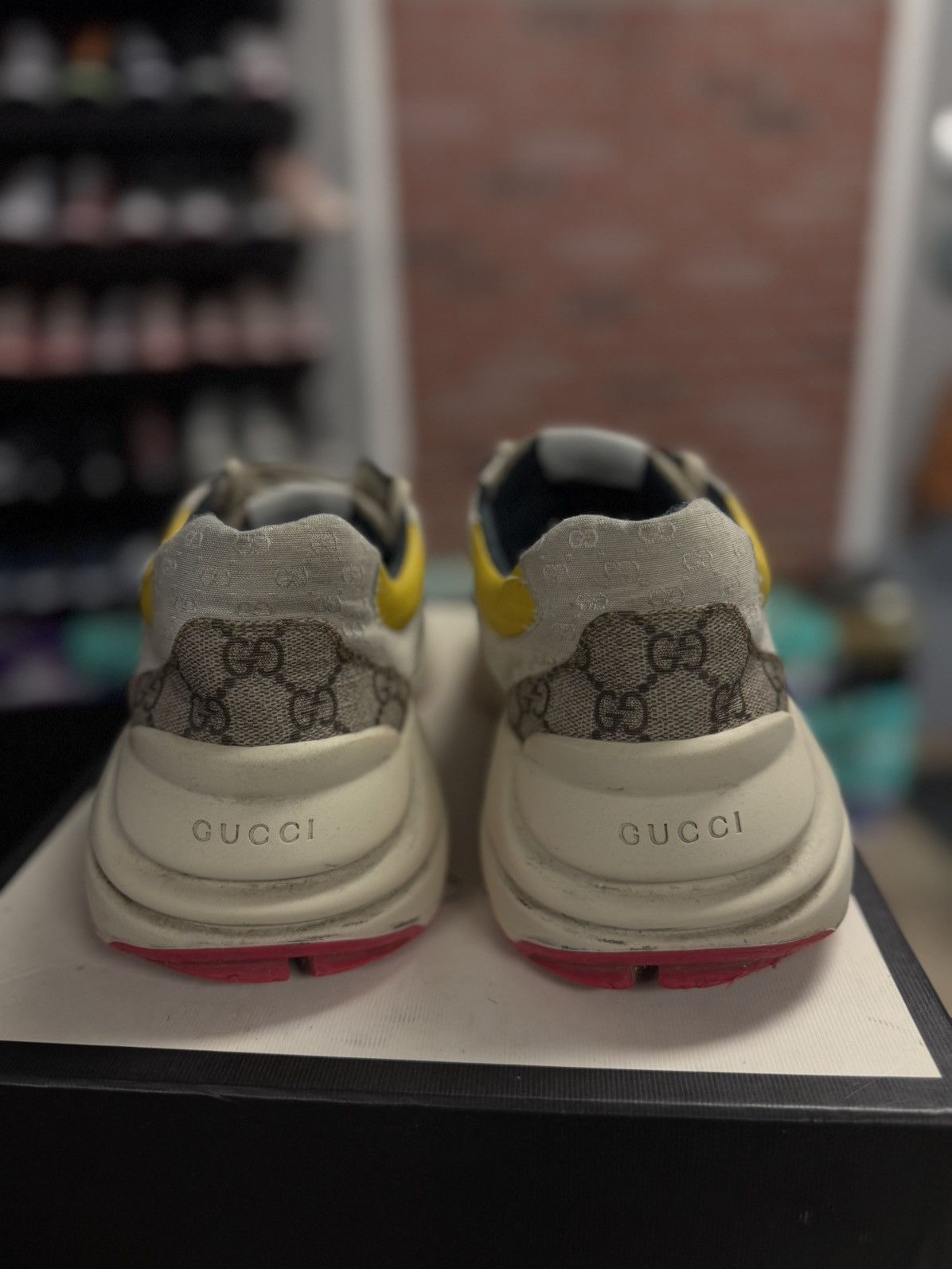 Gucci Gucci Rhyton Multicolored Low Top Shoes 11G/11.5M Size US 11.5 / EU 44-45 - 8 Thumbnail