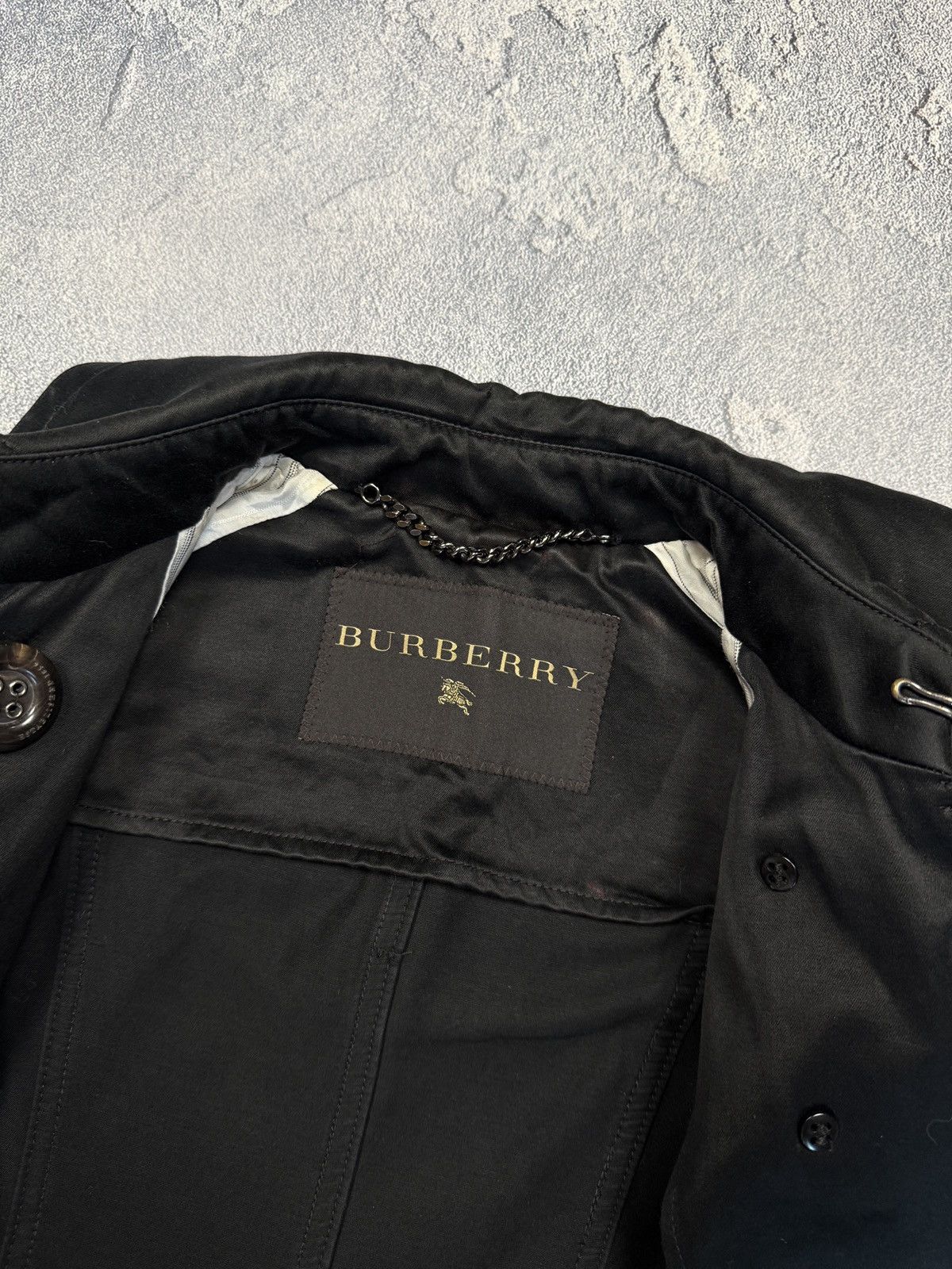 Burberry Rare Burberry Black Long Trench Coat Size XS / US 0-2 / IT 36-38 - 12 Thumbnail