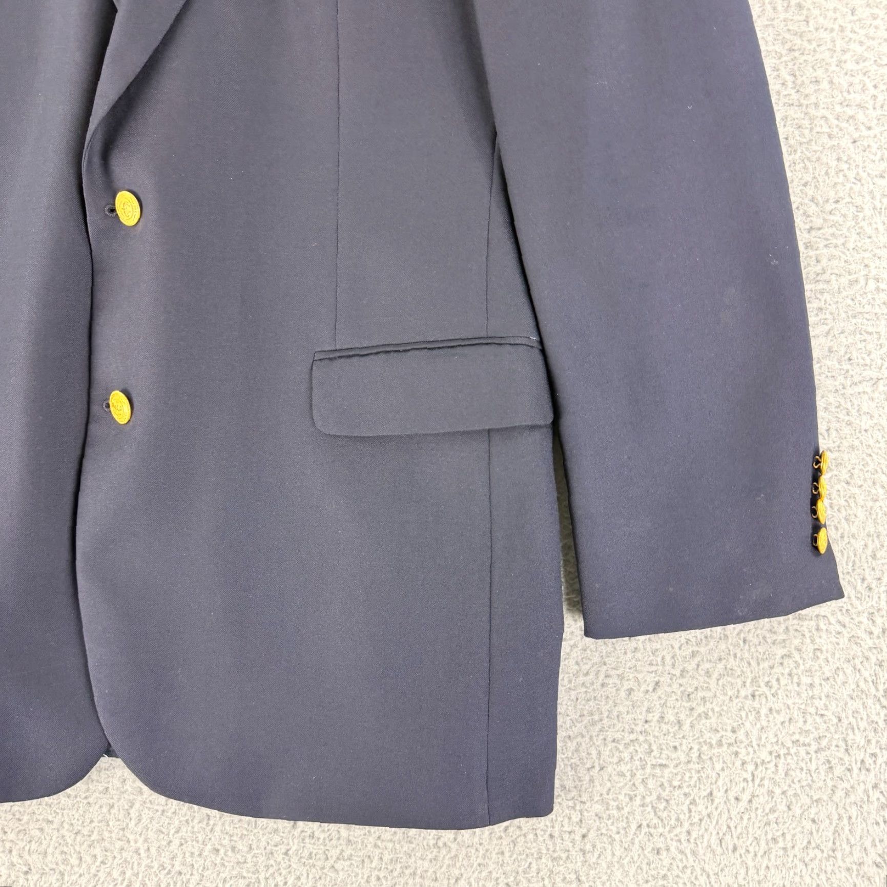 Brooks Brothers Brooks Brothers 346 Blazer Shirt Mens Size 44 Blue Wool Cashmere Business City Classic Designer Size 44R - 4 Thumbnail