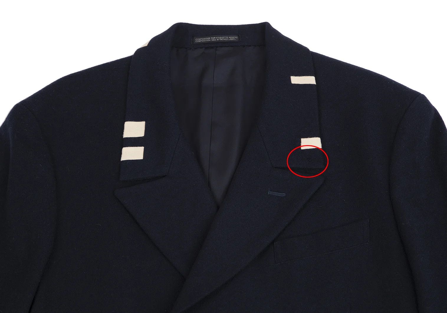 Yohji Yamamoto Yohji Yamamoto Double Jacket Navy M Size US M / EU 48-50 / 2 - 2 Thumbnail