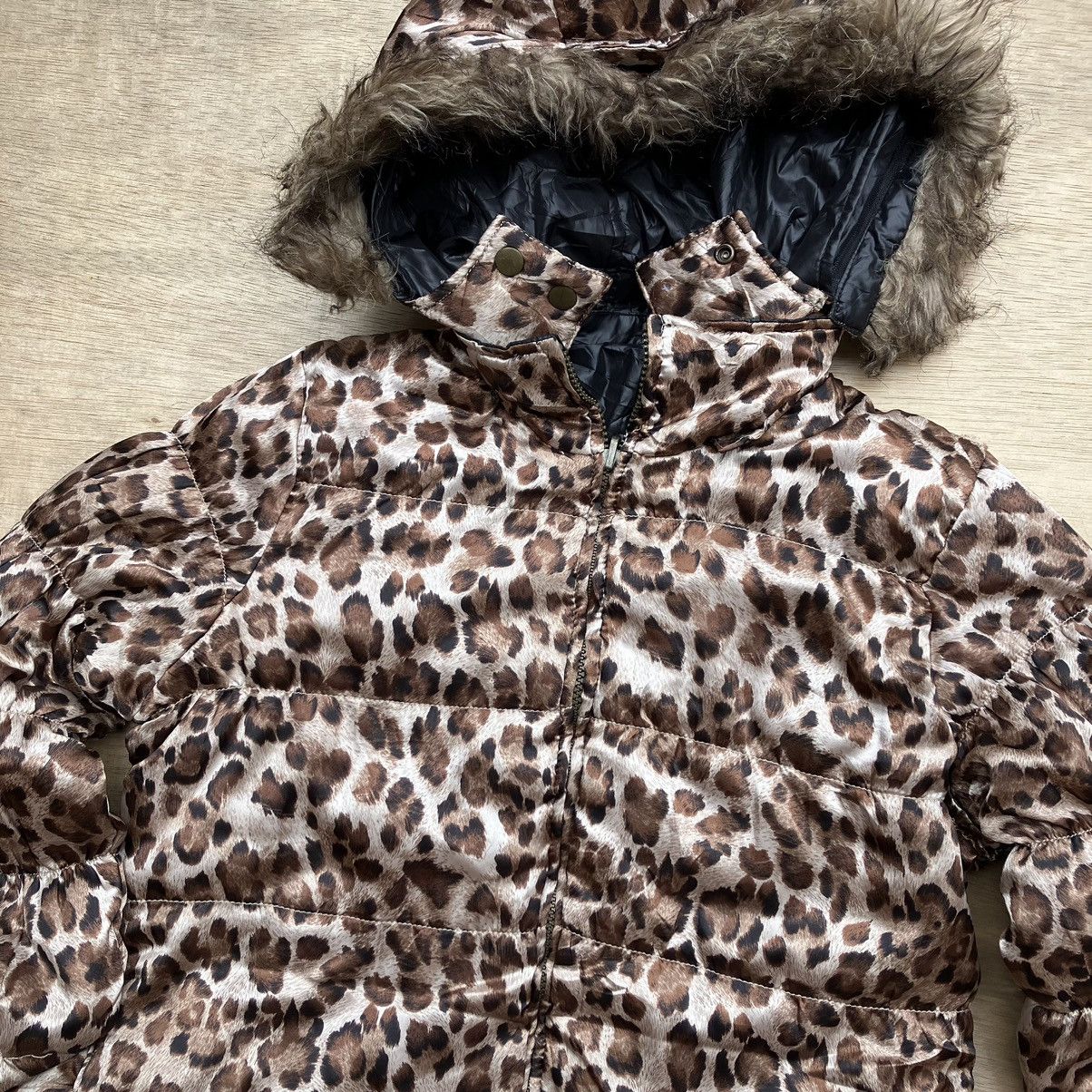 Designer SKI BOMBER FUR REVERSIBLE LEOPARD JACKET Size M / US 6-8 / IT 42-44 - 2 Thumbnail