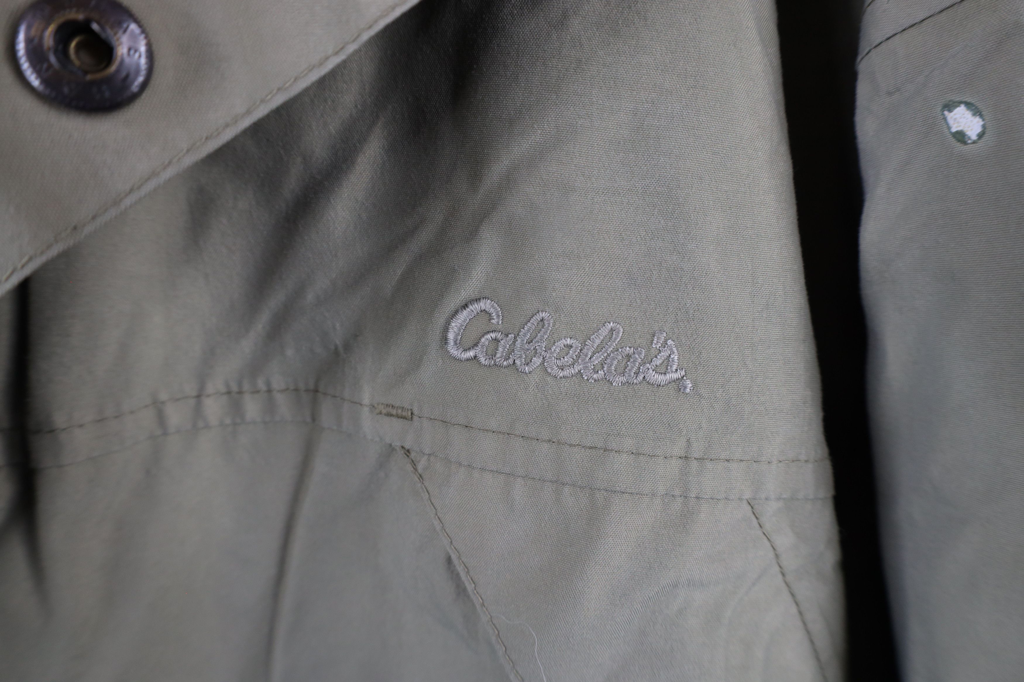 Cabelas × Vintage Vintage Cabelas Waterproof Goretex Hooded Rain Jacket Size US XXL / EU 58 / 5 - 4 Thumbnail