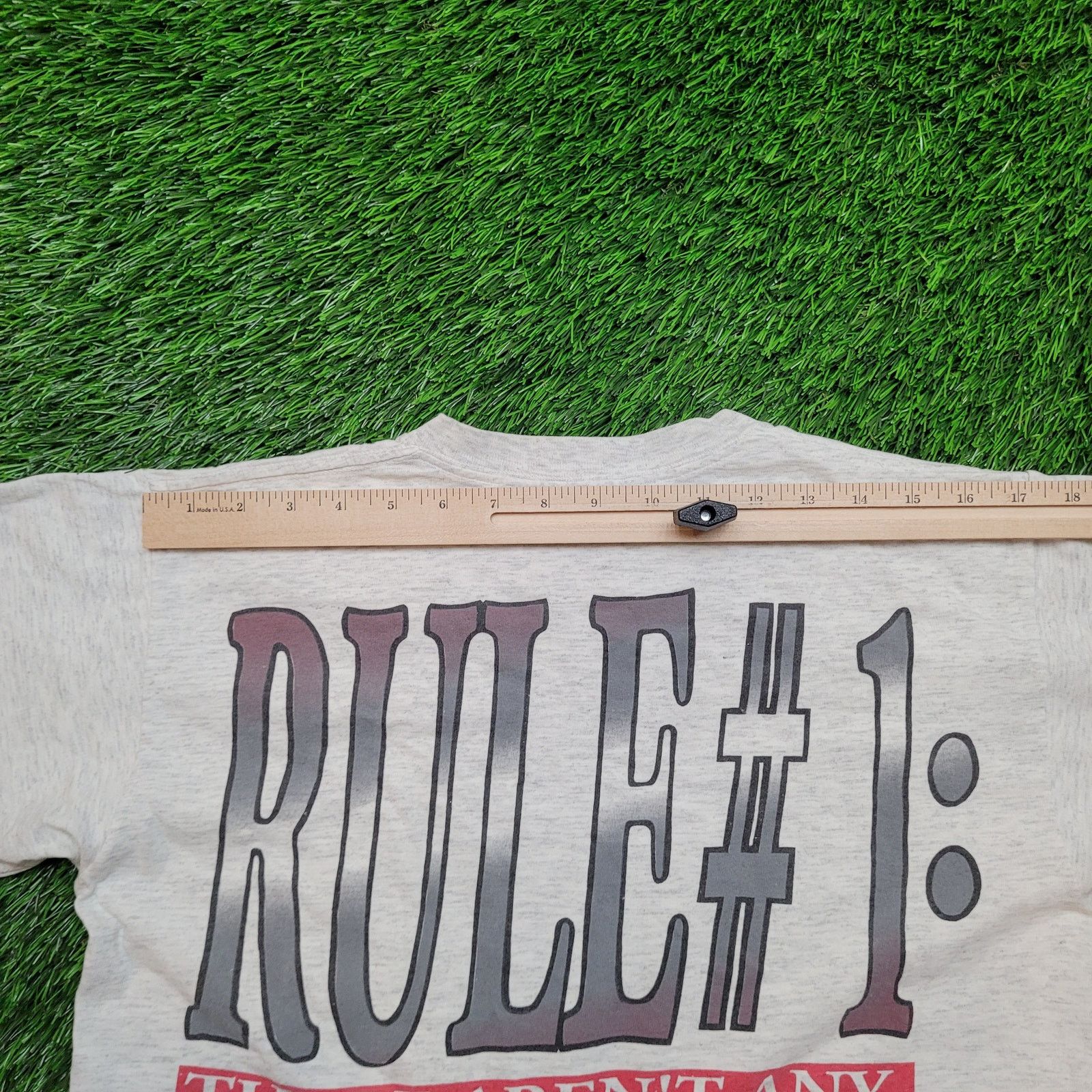 Vintage VTG 90s Rek-It "No Rules" T-Shirt Mens Small Single Stitch Size US S / EU 44-46 / 1 - 12 Thumbnail