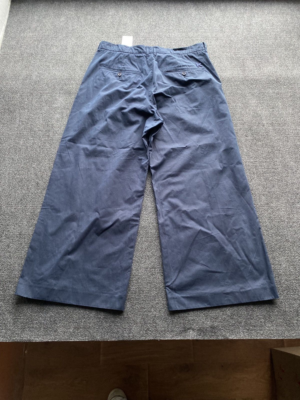 Kenzo 🔥Designer Kenzo Wide Leg Relaxed Dress Pants Mens 44/34 sz Size US 34 / EU 50 - 2 Thumbnail