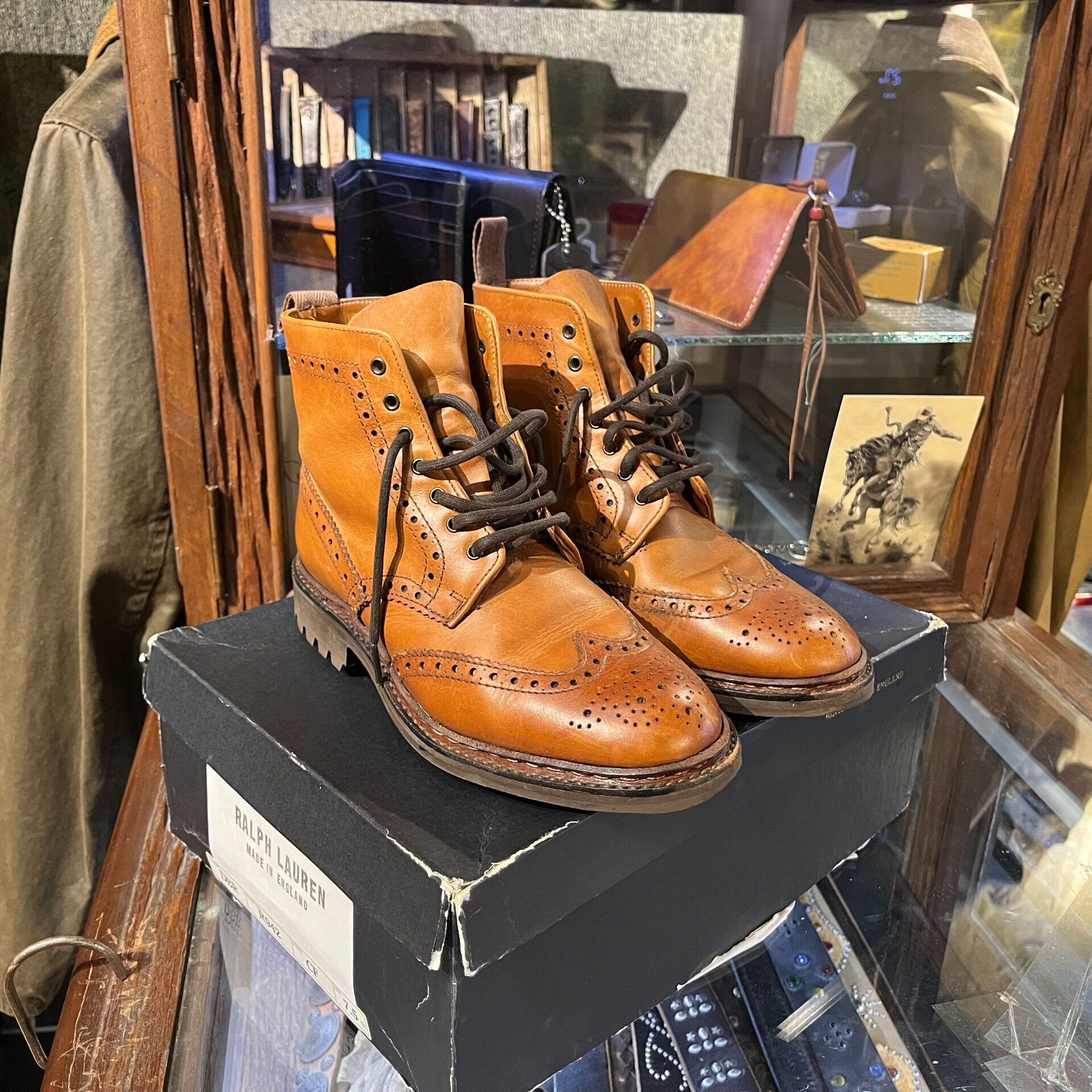 RRL Ralph Lauren RRL Ralph Lauren Bowery Boots lace up size 9.5