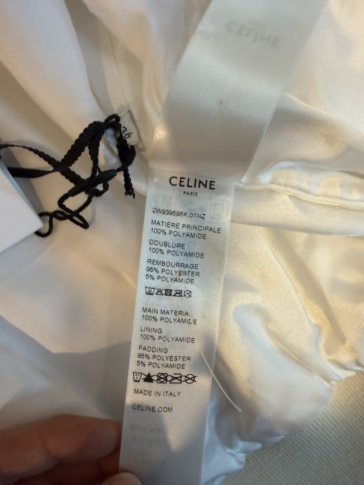Celine SS24 Celine Striped Cropped Nylon Puffer Size XS / US 0-2 / IT 36-38 - 15 Thumbnail