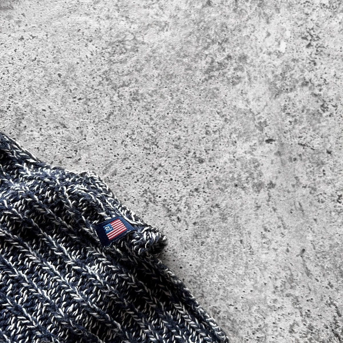 Polo Jeans Co. Ralph Lauren Vintage Gray Linen Sweater